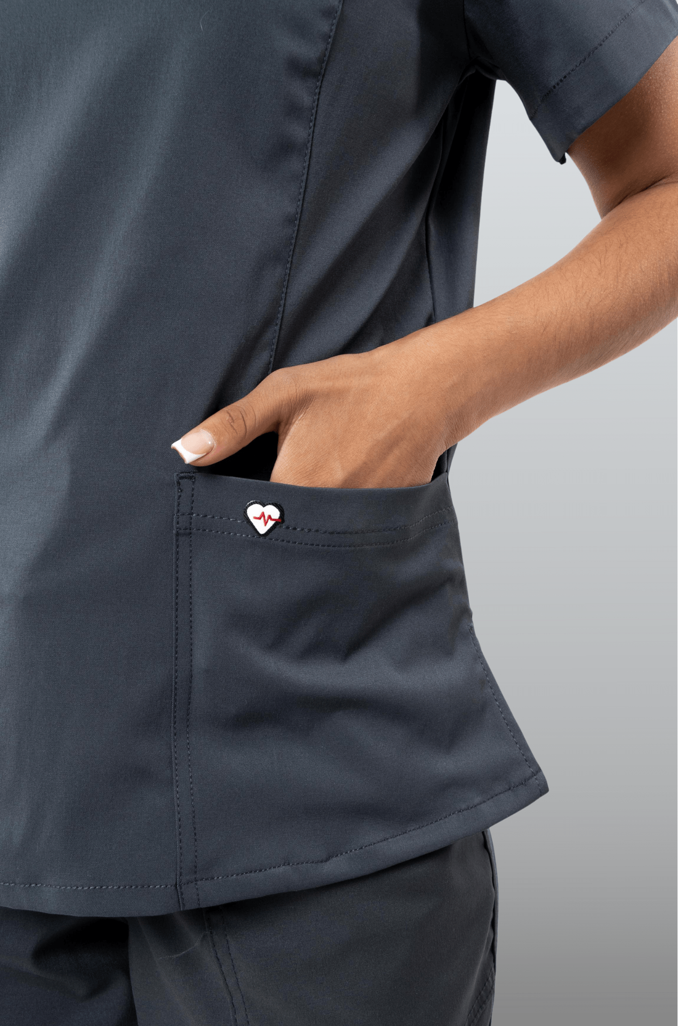 FILIPINA MÉDICA PARA SCRUB CAMBRIDGE MUJER #Color_Gris