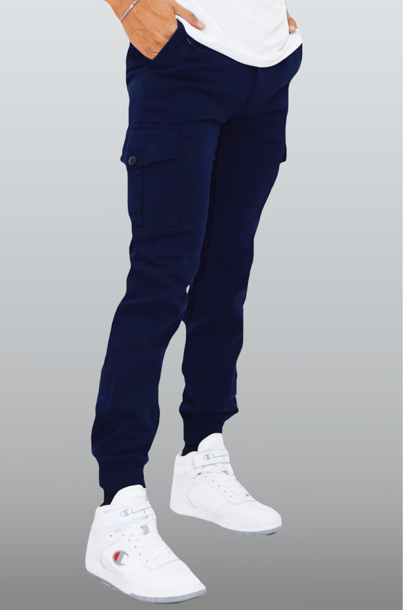 PANTALÓN CARGO JOGGER LORETO HOMBRE #Color_Azul Marino