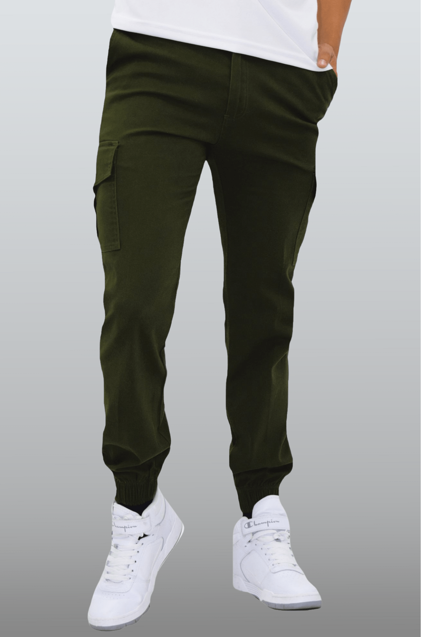 PANTALÓN CARGO JOGGER LORETO HOMBRE #Color_Verde