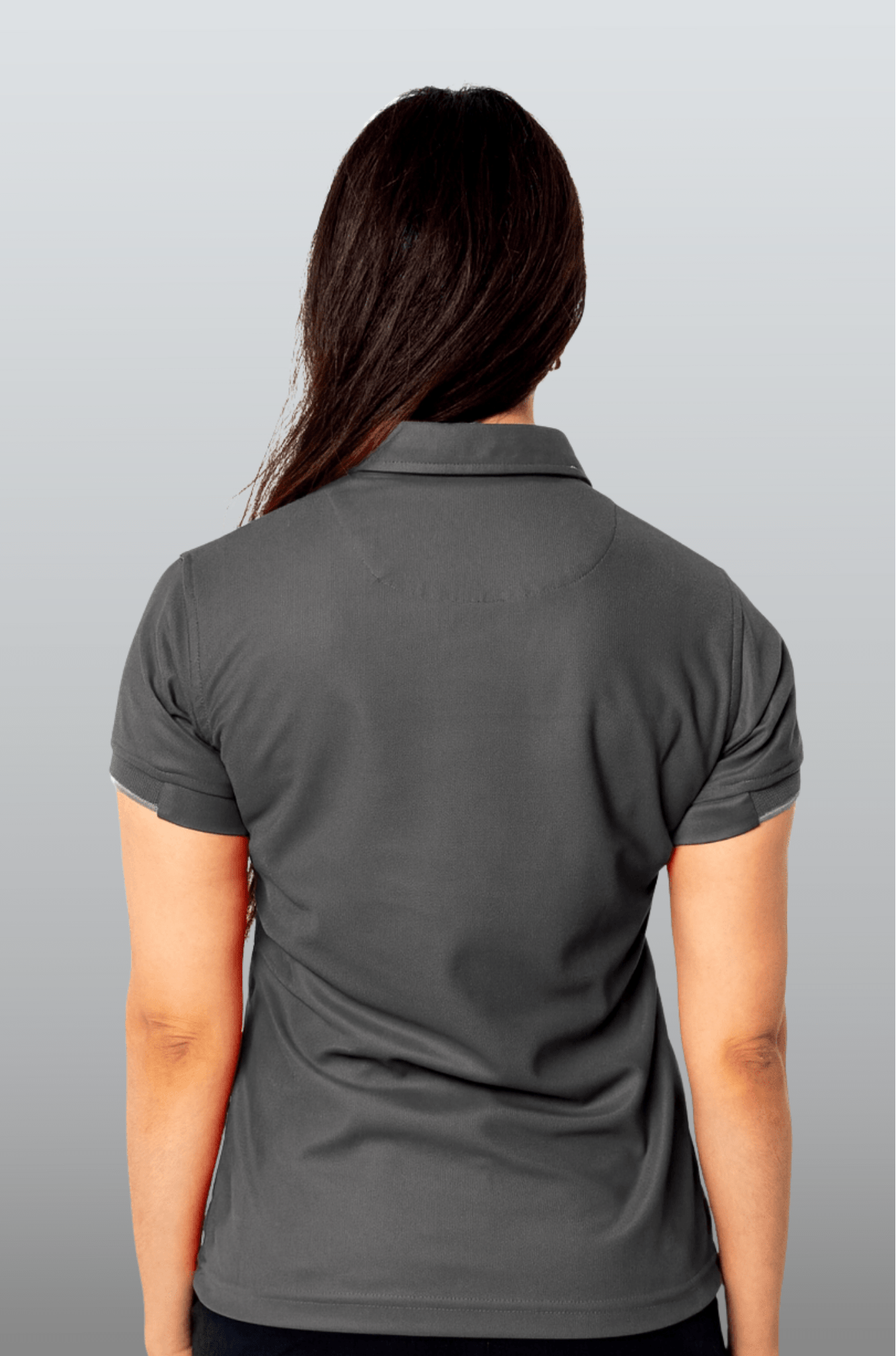 PLAYERA POLO SUSTENTABLE BILBAO MUJER #Color_Gris