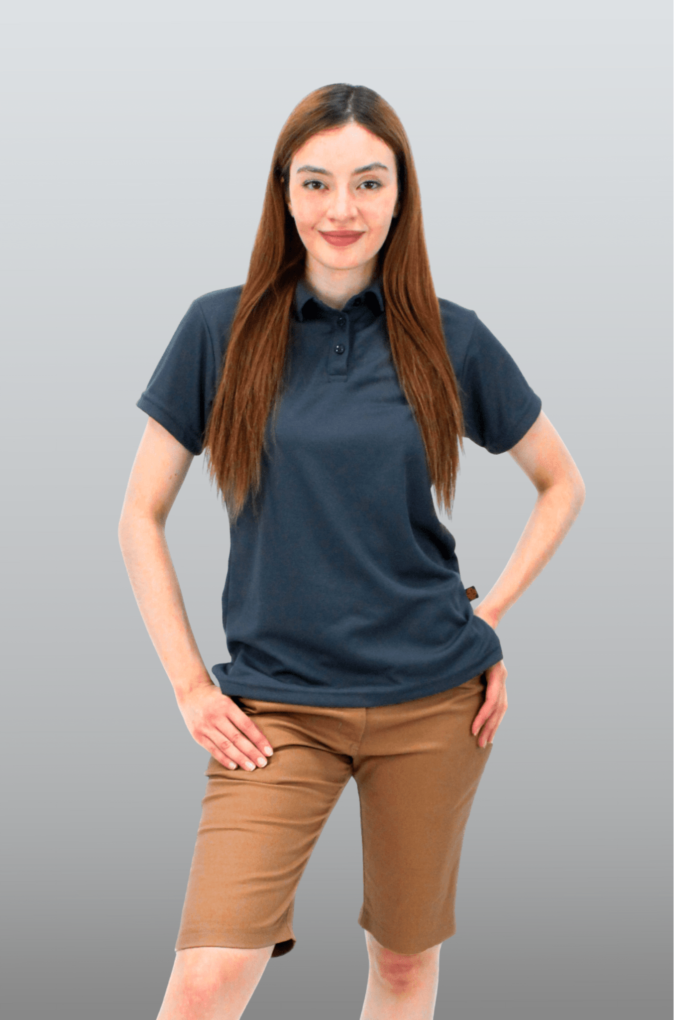 BERMUDA CASUAL DE GABARDINA ATLANTA MUJER #Color_Cafe