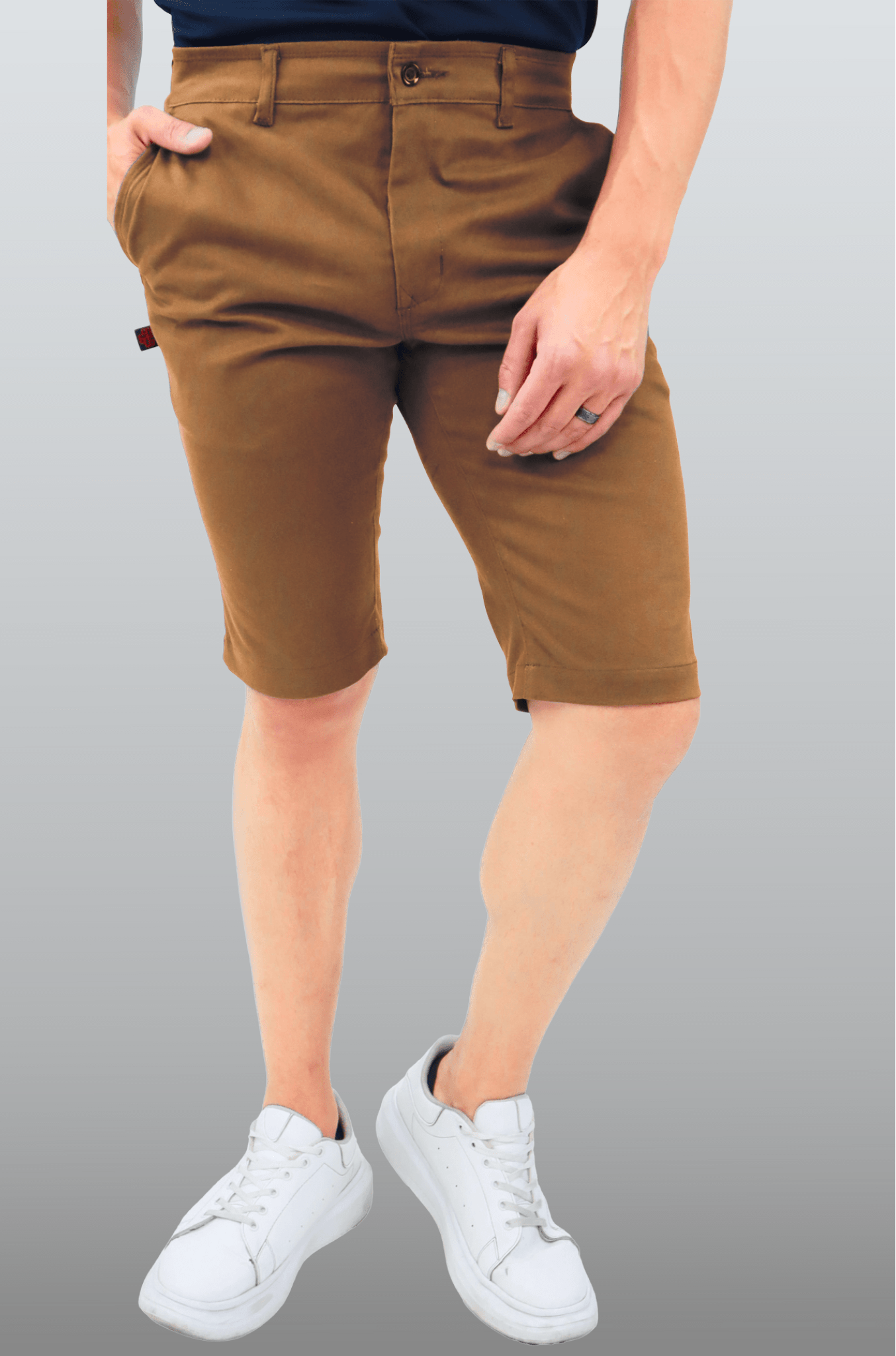 BERMUDA CASUAL DE GABARDINA ATLANTA HOMBRE #Color_Cafe