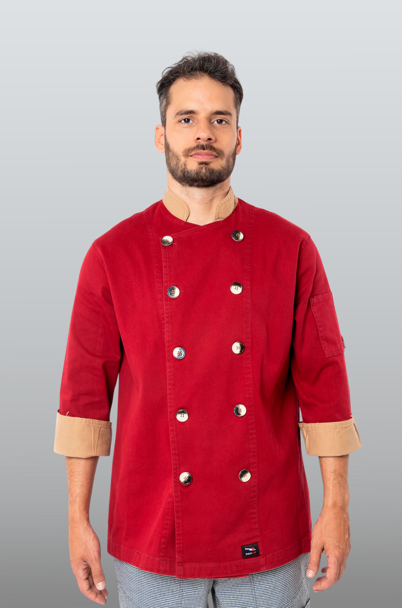 FILIPINA CHEF CORTE REGULAR MILÁN HOMBRE #Color_Rojo