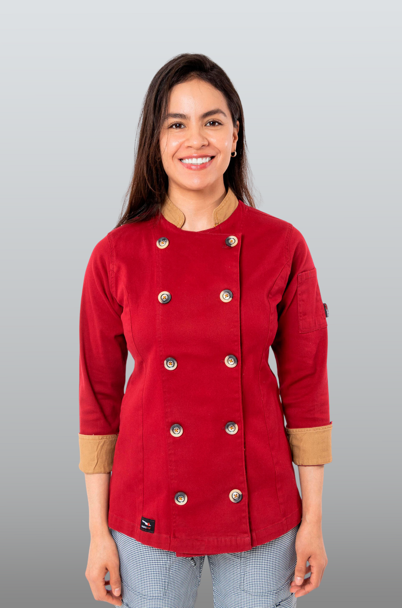 FILIPINA CHEF CORTE REGULAR MILÁN MUJER #Color_Rojo