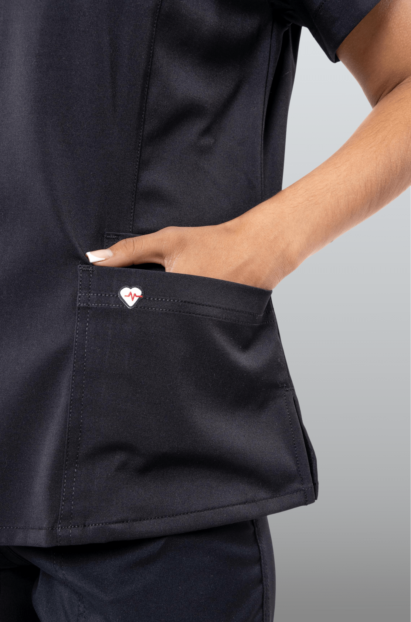 FILIPINA MÉDICA PARA SCRUB CAMBRIDGE MUJER #Color_Negro