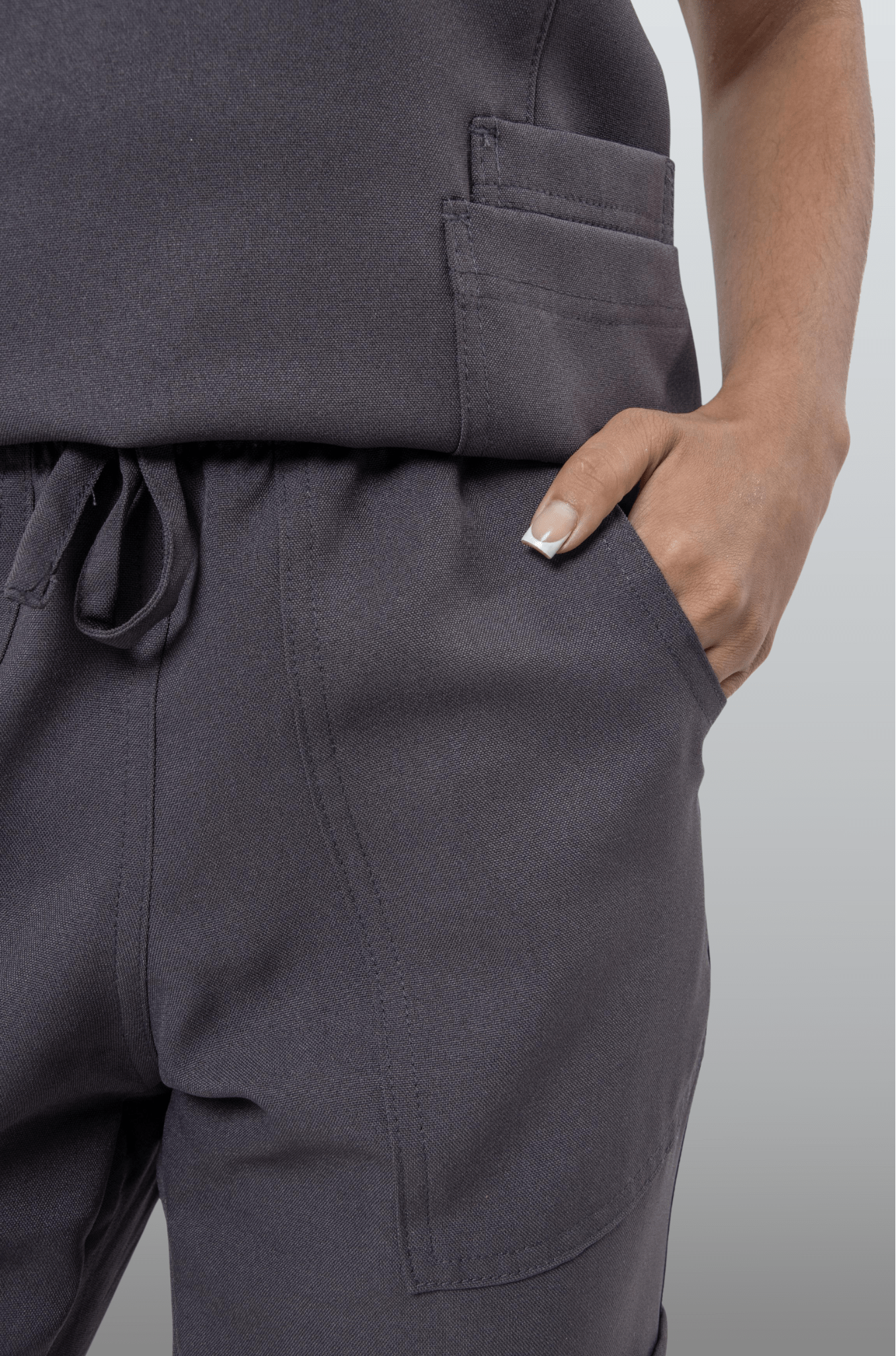 PANTALÓN CAMARISTA O LIMPIEZA BOGOTA MUJER #Color_Gris