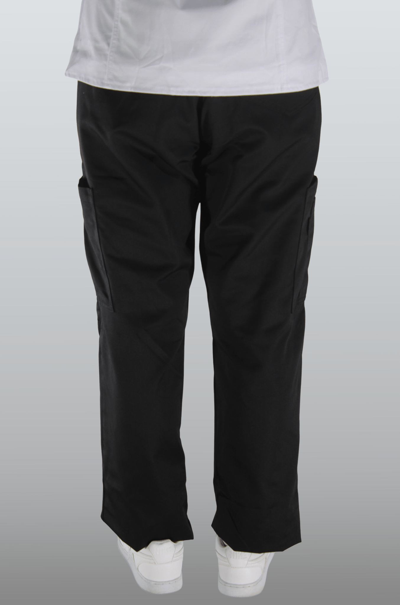 PANTALÓN CHEF RAYAS SEÚL MUJER #Color_Negro