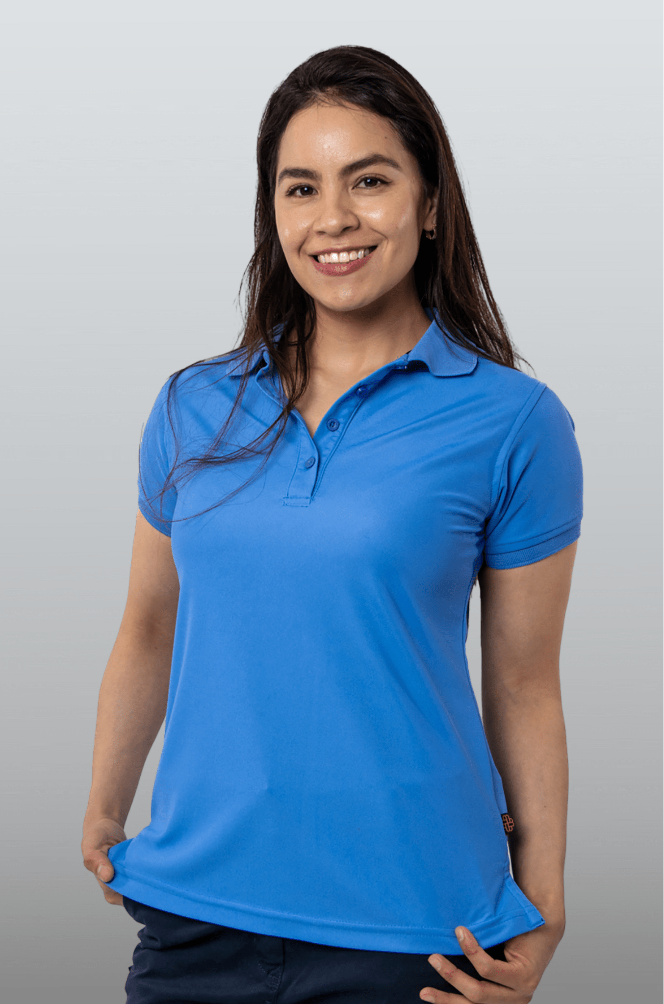 PLAYERA POLO DRYFIT MANCHESTER MUJER #Color_Azul 