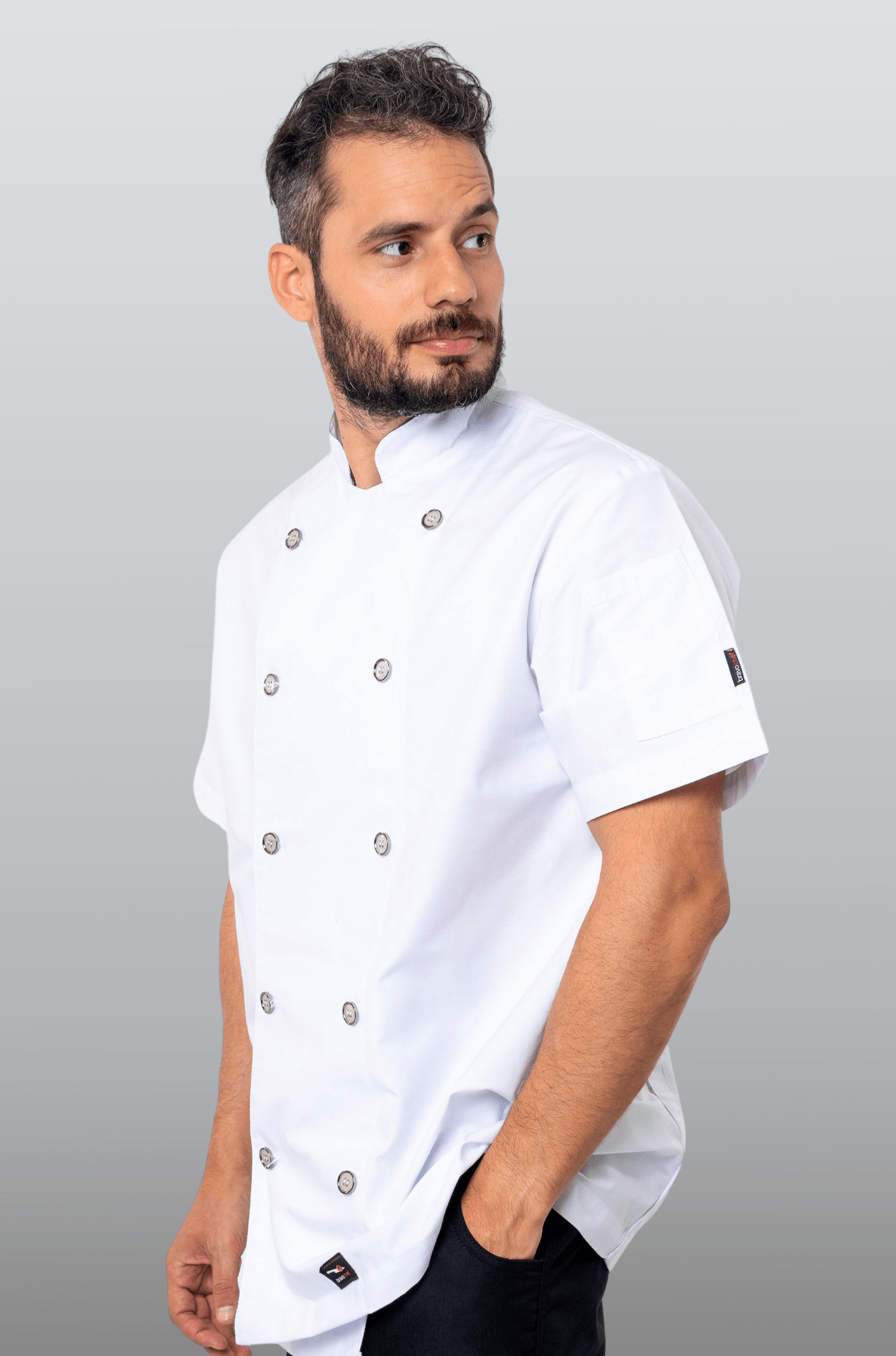 FILIPINA DE CHEF MANGA CORTA HONOLULU HOMBRE #Color_Blanco