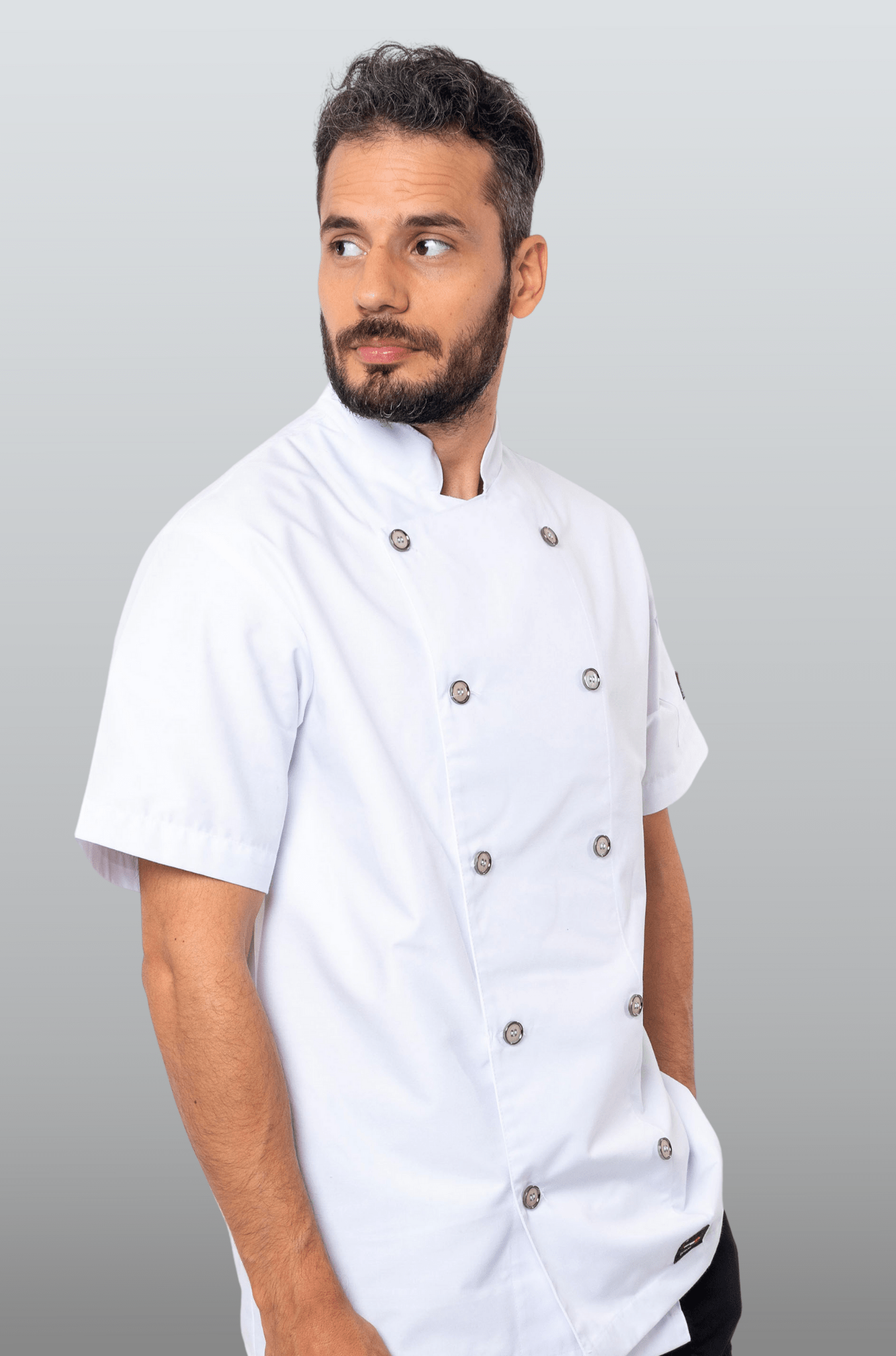 FILIPINA DE CHEF MANGA CORTA HONOLULU HOMBRE #Color_Blanco