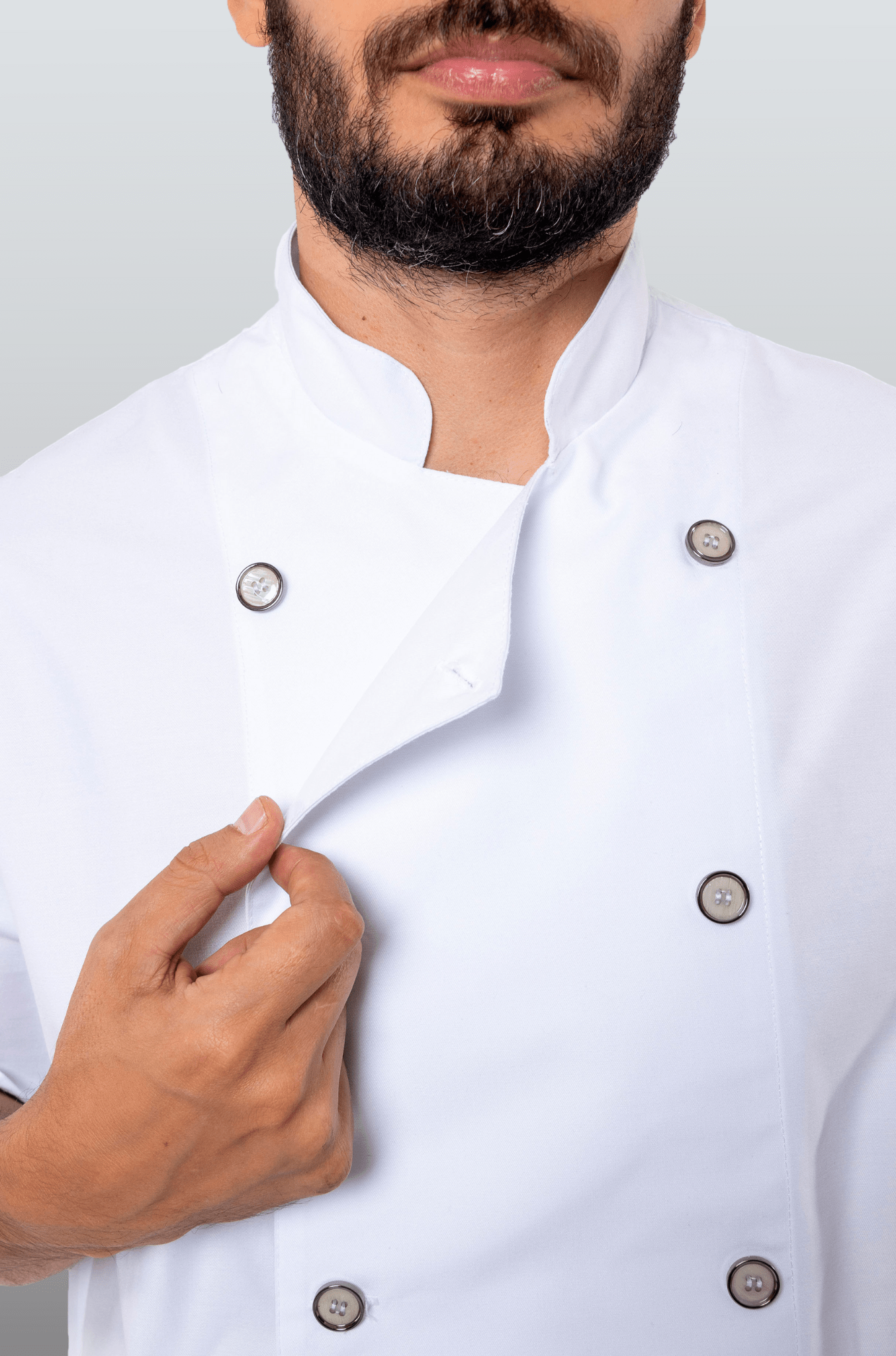 FILIPINA DE CHEF MANGA CORTA HONOLULU HOMBRE #Color_Blanco