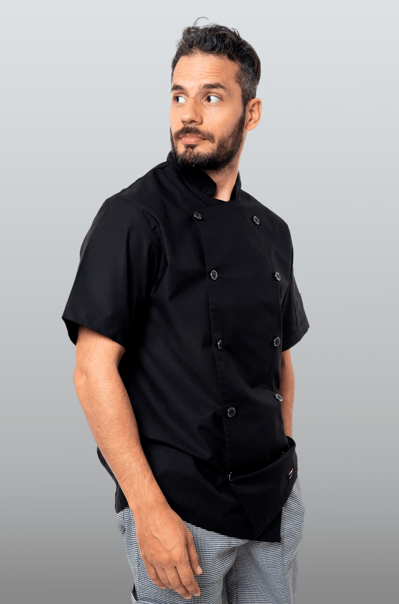 FILIPINA DE CHEF MANGA CORTA HONOLULU HOMBRE #Color_Negro