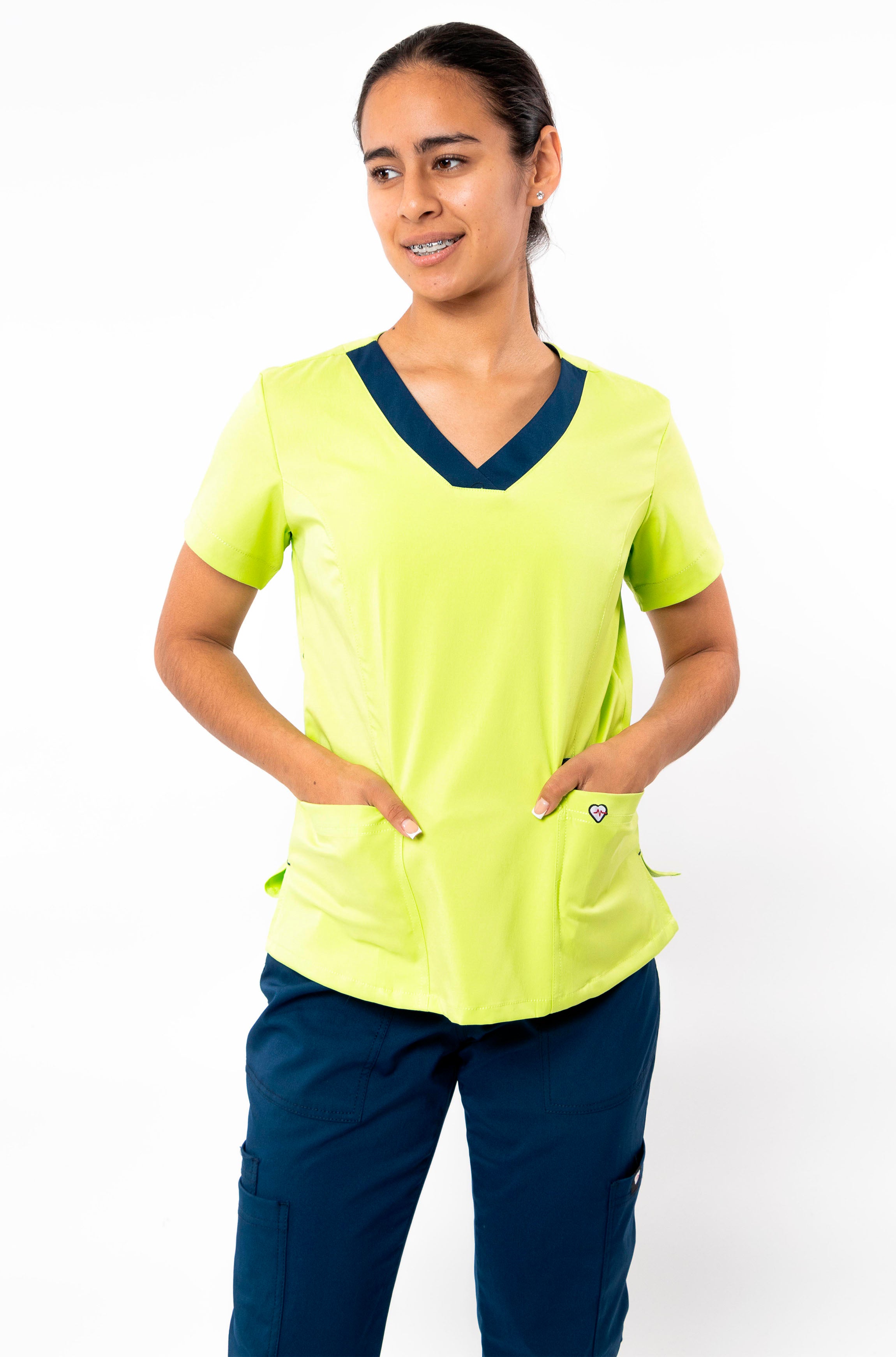 FILIPINA MÉDICA PARA SCRUB OPORTO MUJER #Color_Verde