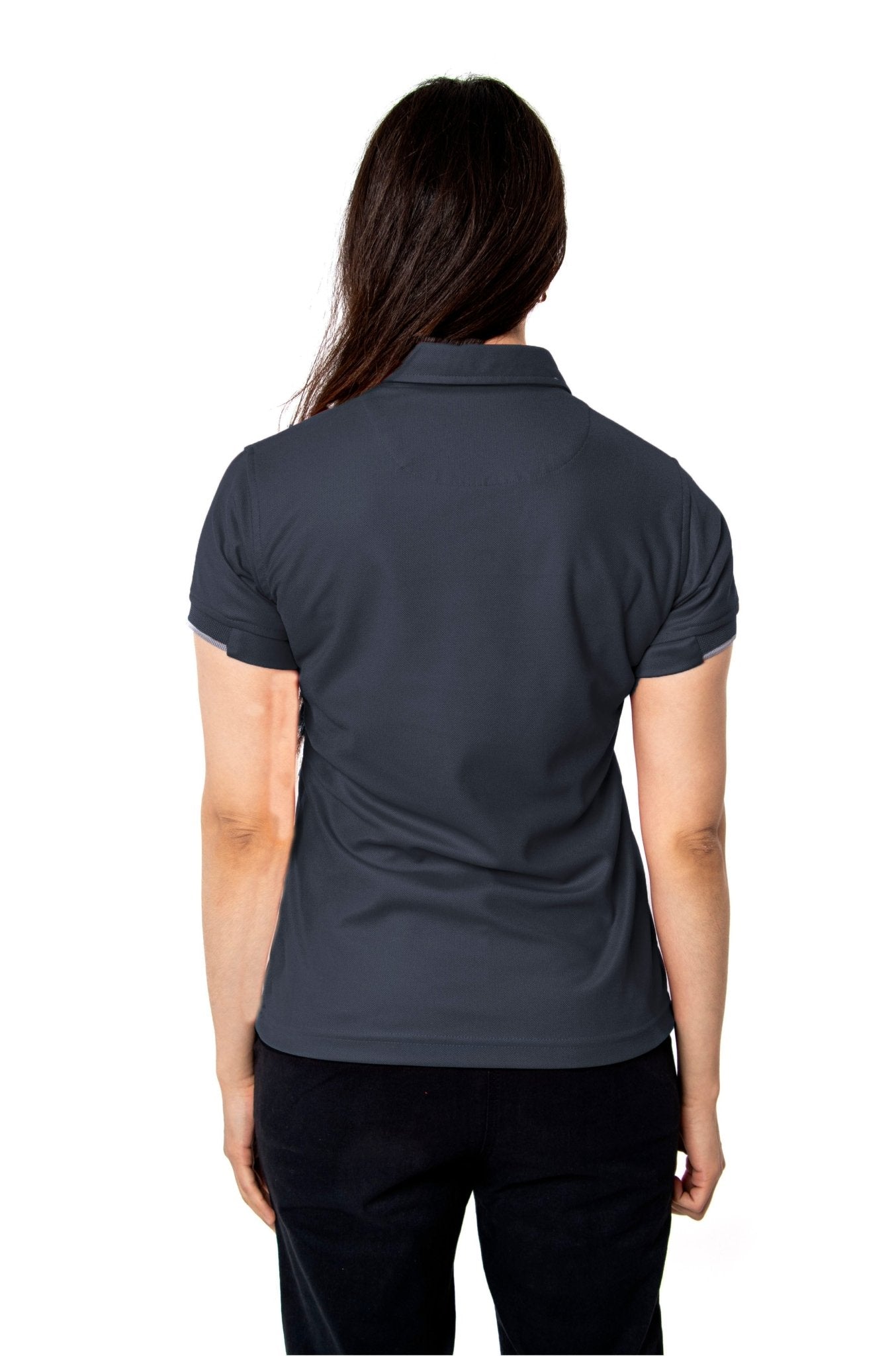 PLAYERA POLO SUSTENTABLE BILBAO MUJER #Color_Gris