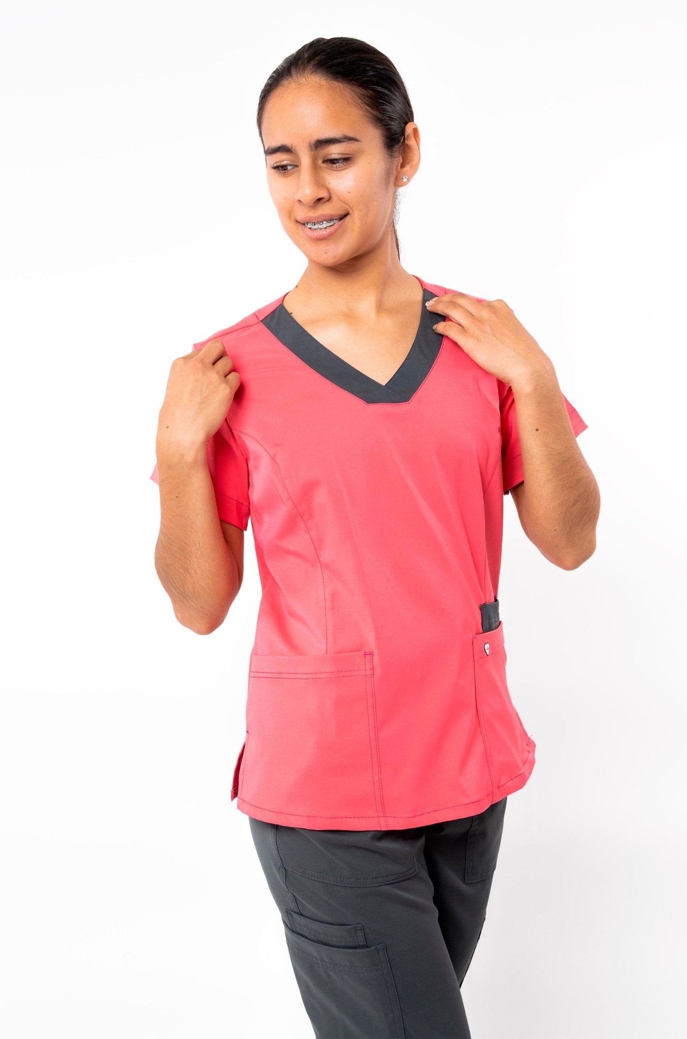 FILIPINA MÉDICA PARA SCRUB OPORTO MUJER #Color_Rosa