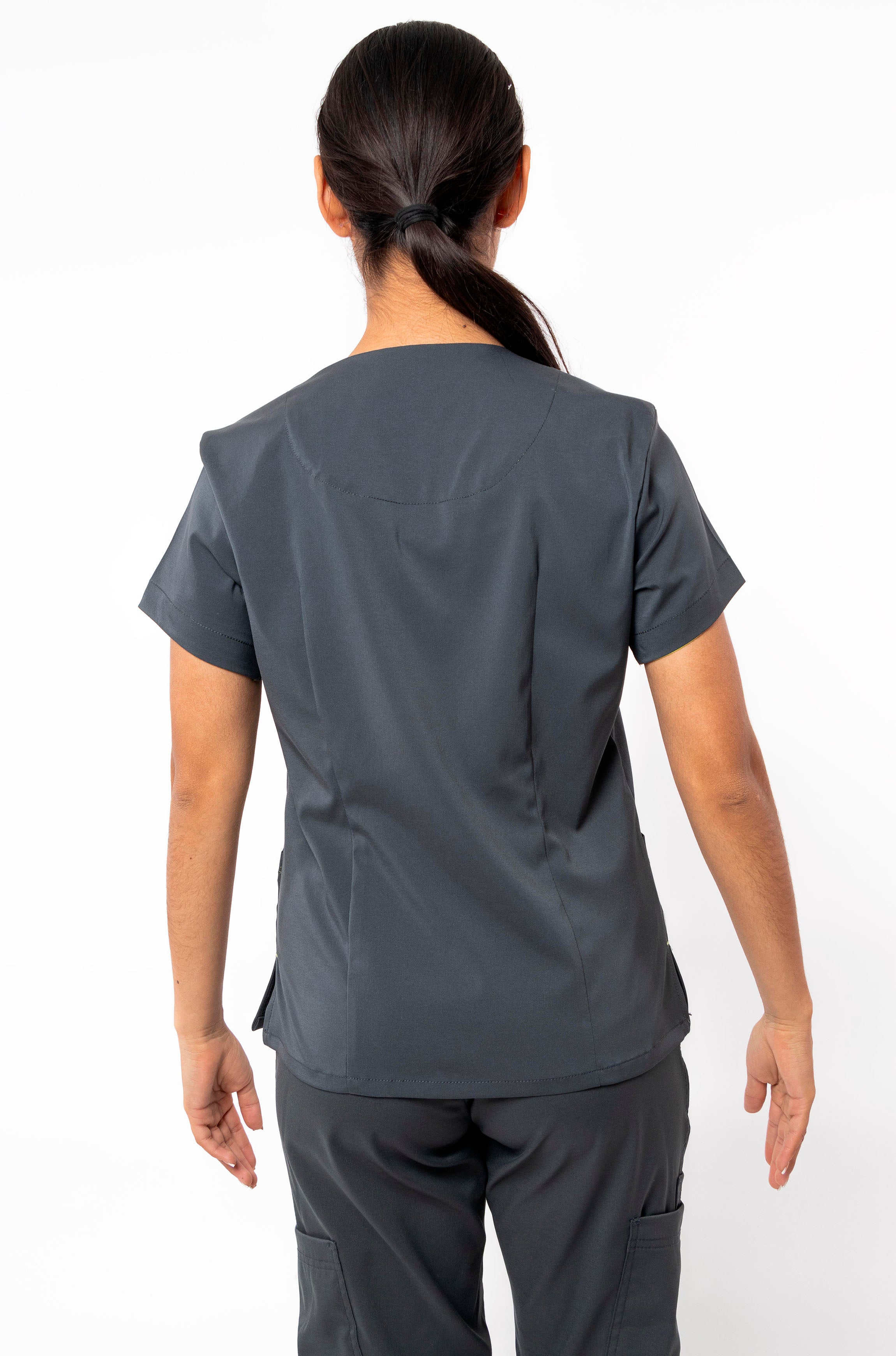 FILIPINA MÉDICA PARA SCRUB OPORTO MUJER #Color_Gris