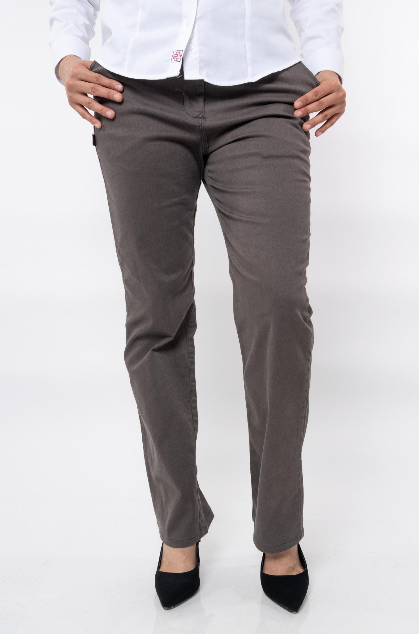 PANTALÓN CASUAL DETROIT MUJER #Color_Gris