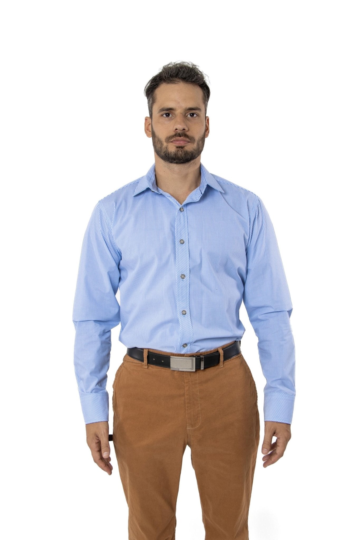 CAMISA FORMAL SLIM FIT MANGA LARGA MÚNICH HOMBRE