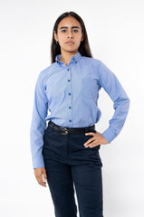 CAMISA FORMAL SLIM FIT MANGA LARGA GINEBRA MUJER