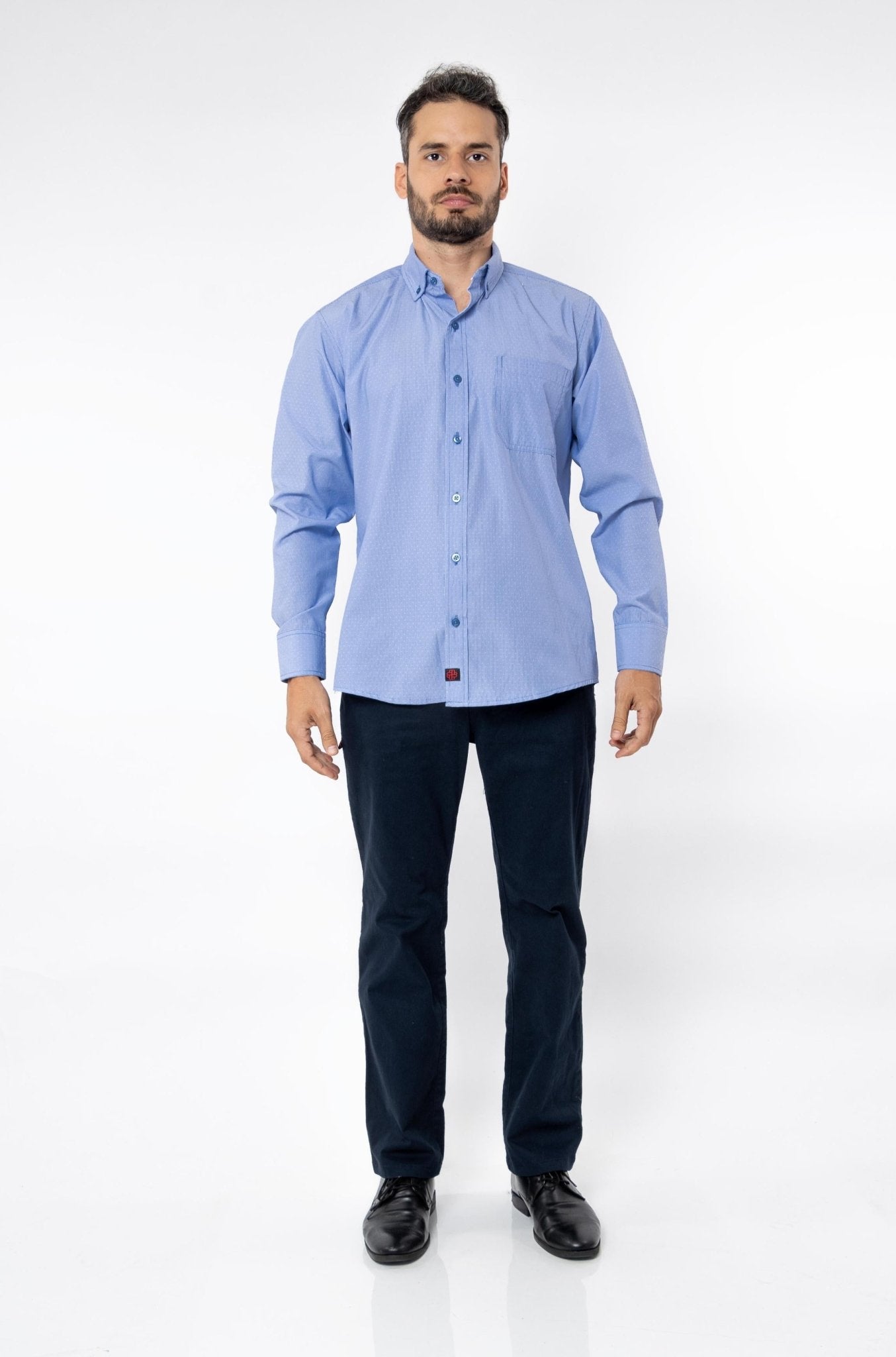 CAMISA FORMAL SLIM FIT MANGA LARGA GINEBRA HOMBRE