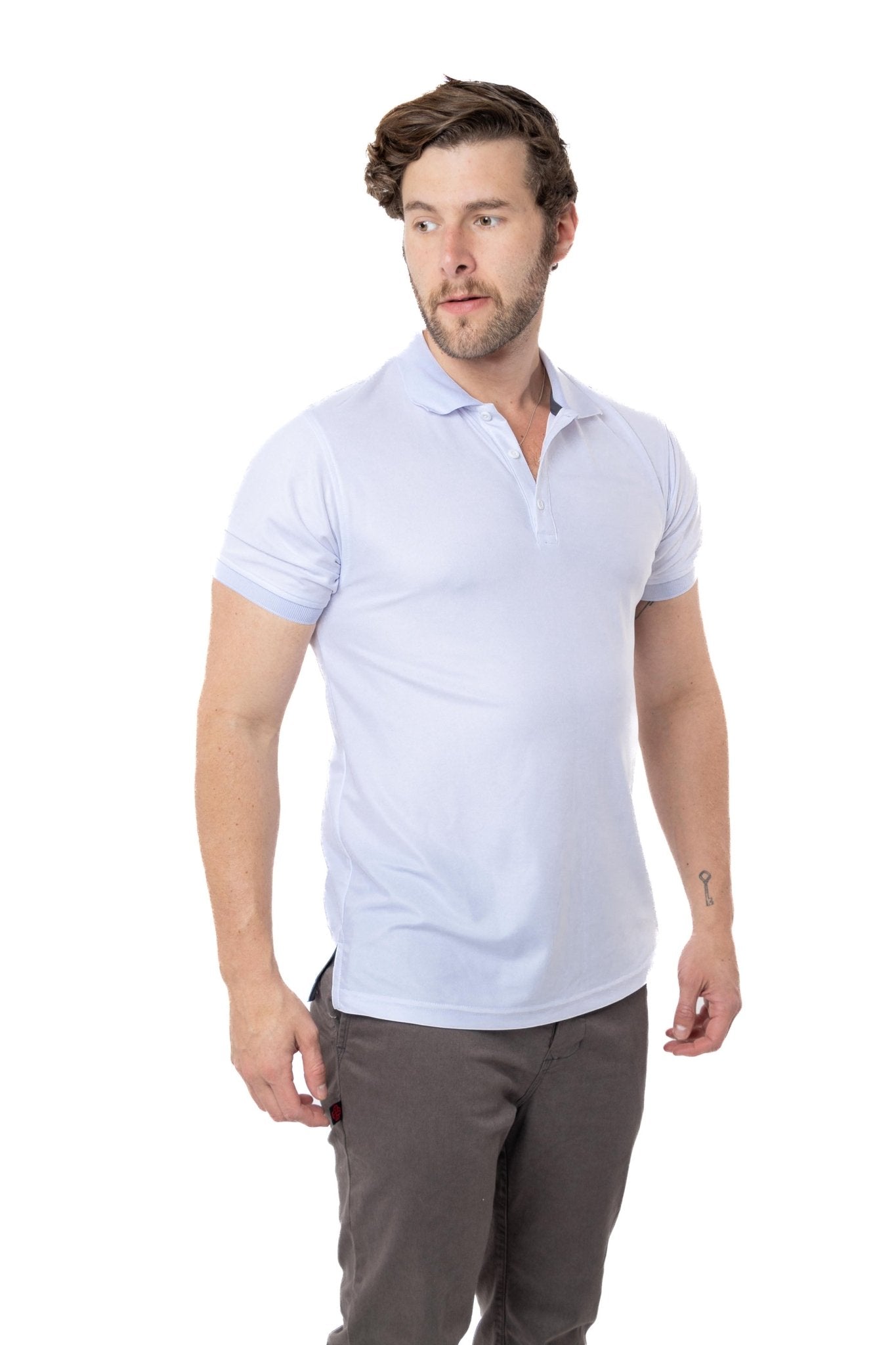PLAYERA TIPO POLO ULTRA DRYFIT MANCHESTER HOMBRE #Color_Blanco
