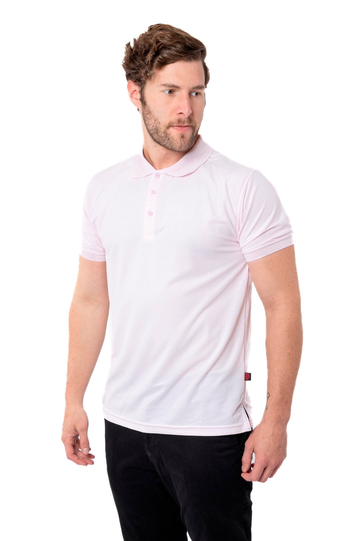 PLAYERA TIPO POLO ULTRA DRYFIT MANCHESTER HOMBRE #Color_Rosa
