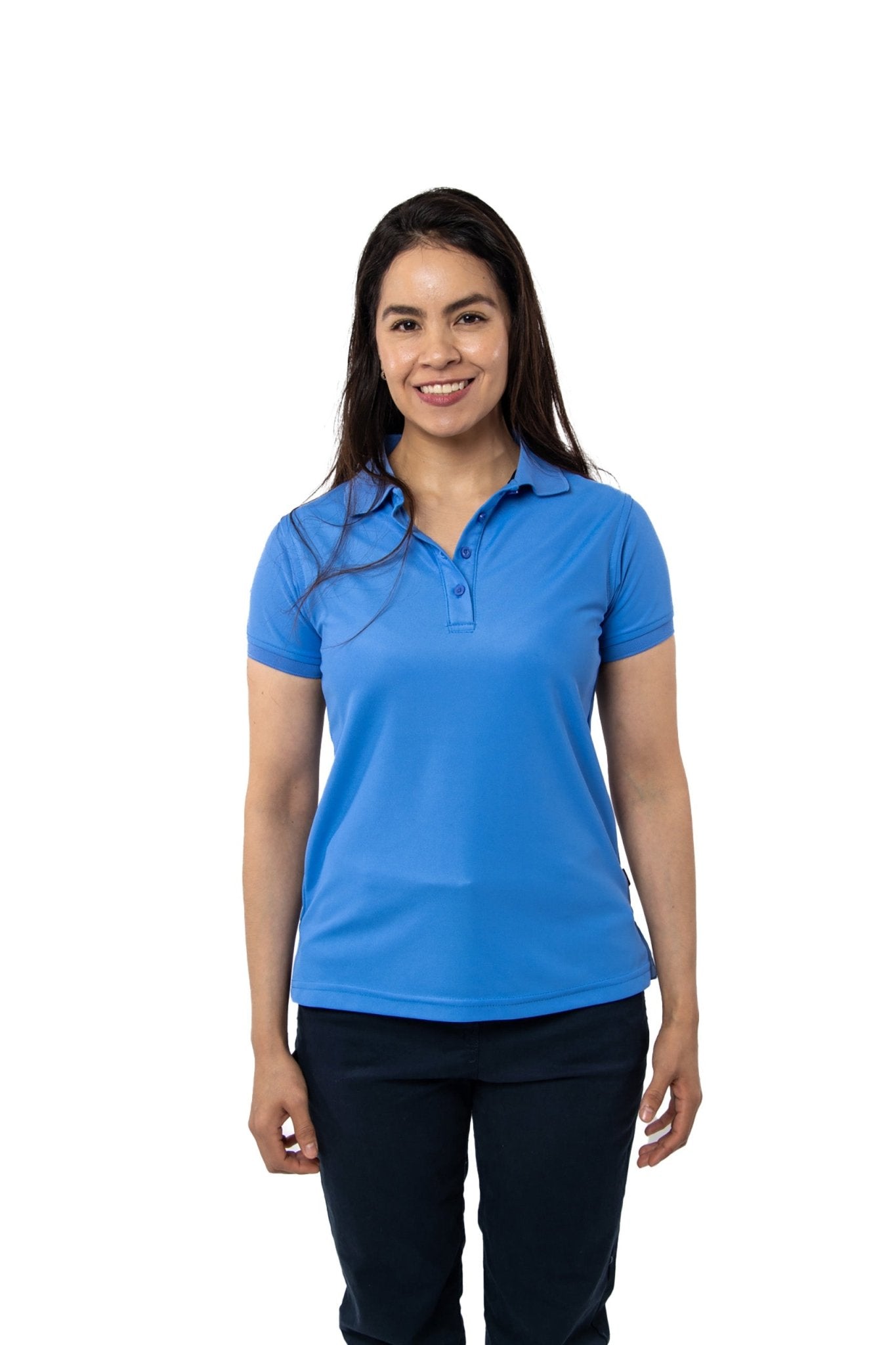 PLAYERA TIPO POLO ULTRA DRYFIT MANCHESTER MUJER #Color_Azul