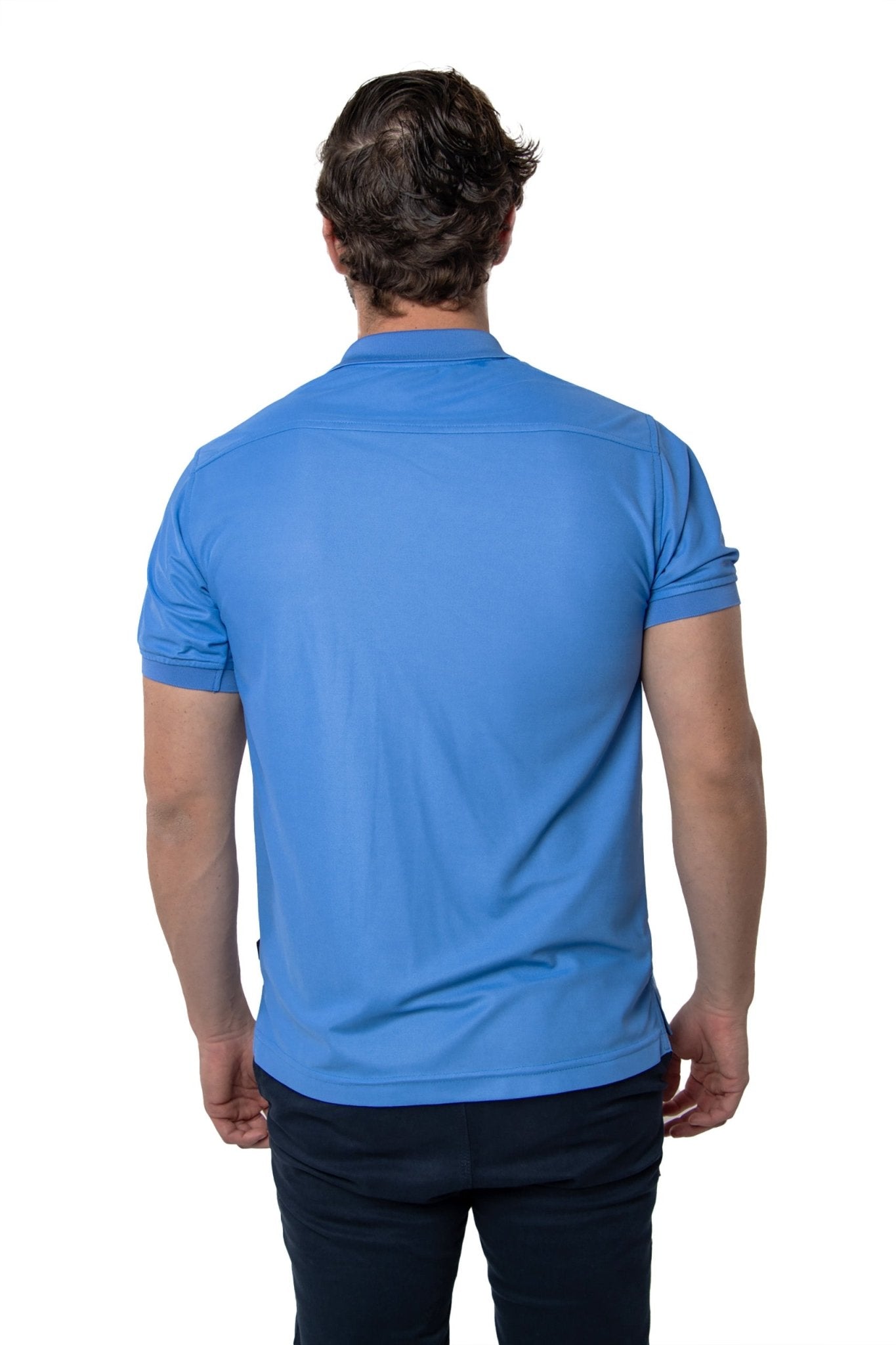 PLAYERA TIPO POLO ULTRA DRYFIT MANCHESTER HOMBRE #Color_Azul