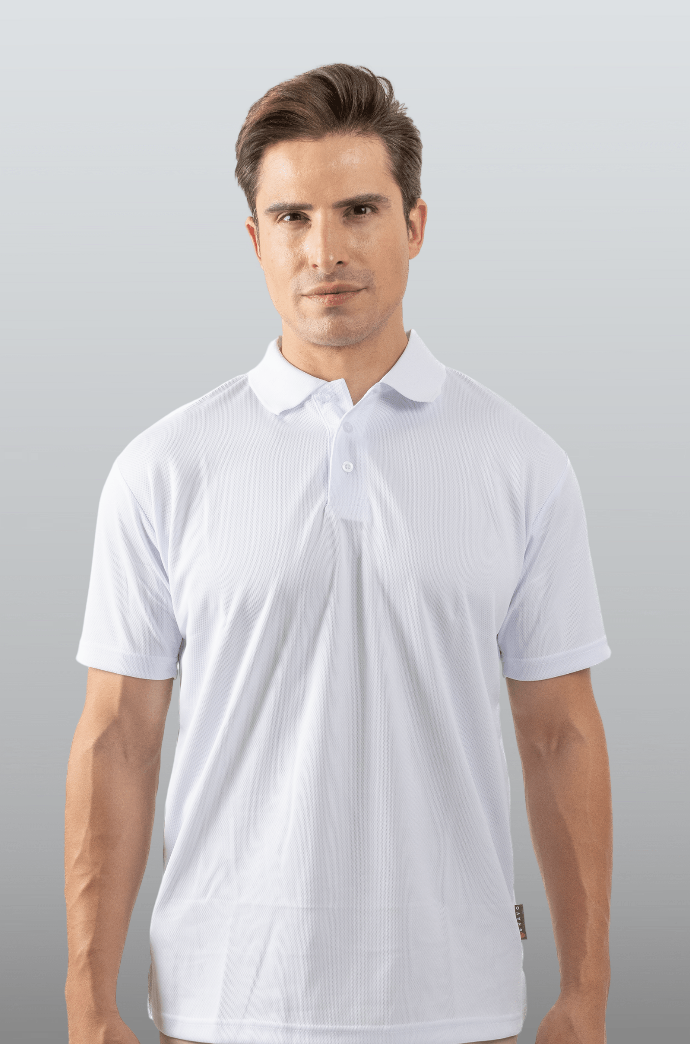 PLAYERA POLO CARACAS CABALLERO #Color_Blanco