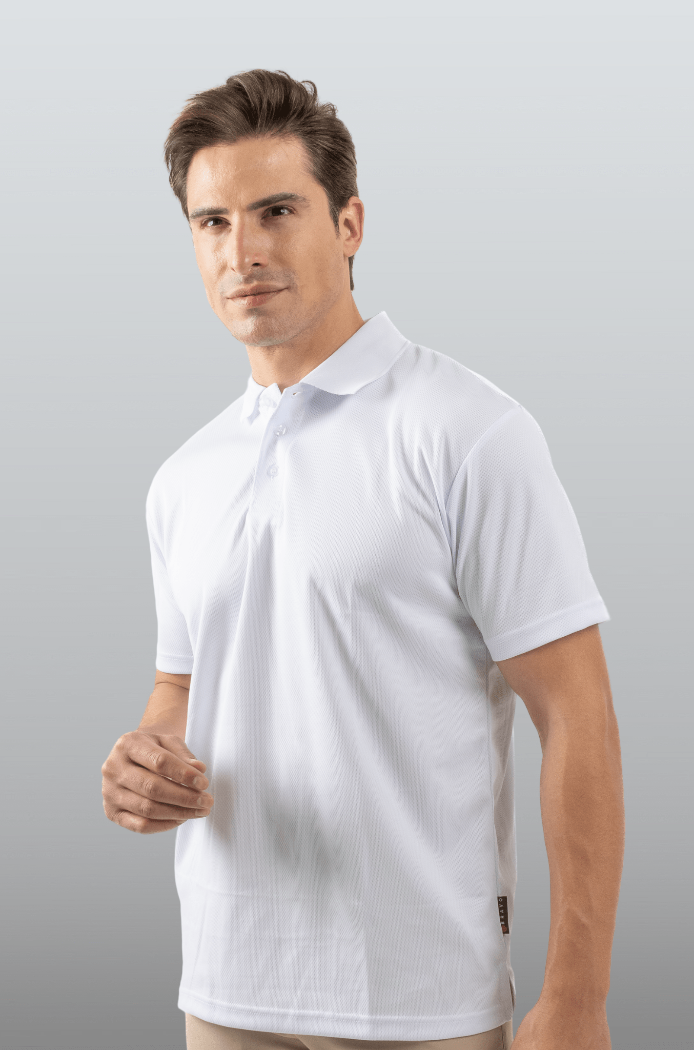 PLAYERA POLO CARACAS CABALLERO #Color_Blanco
