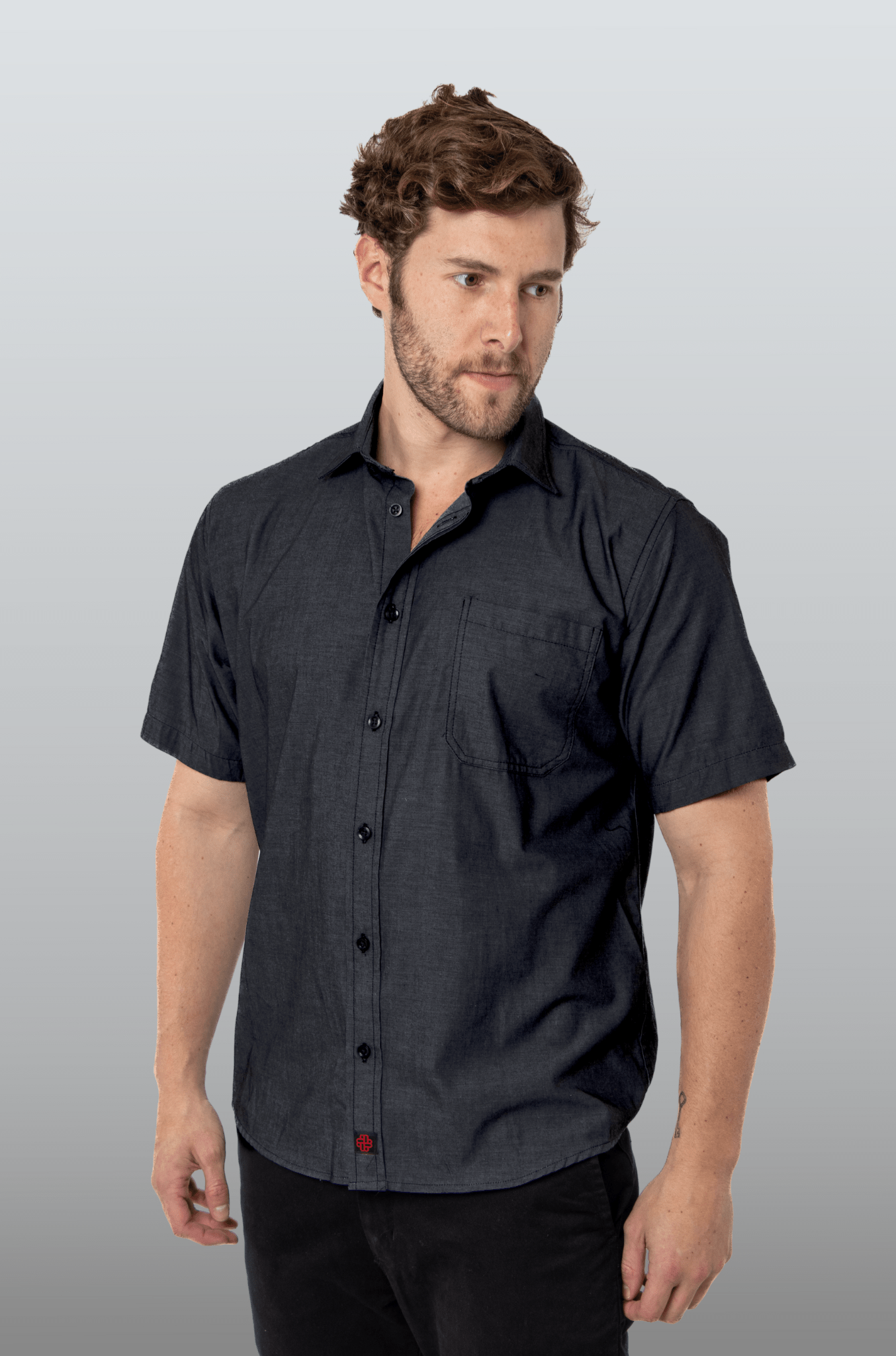 CAMISA EJECUTIVA MANGA CORTA SLIM FIT HAMBURGO HOMBRE