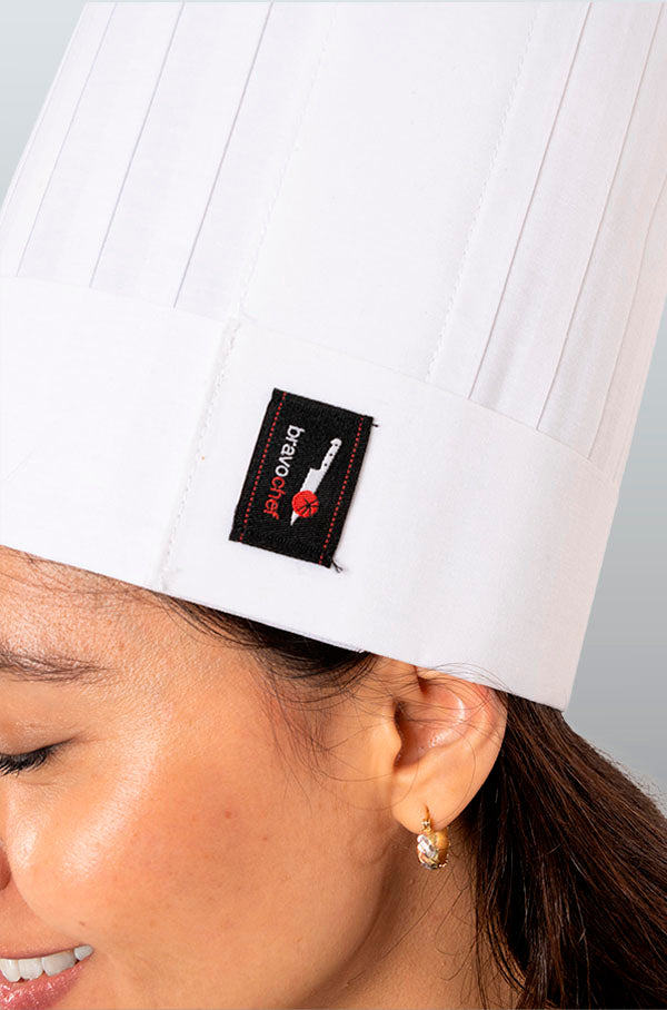 TOQUE BLANCHE GORRO PARA CHEF MARSELLA UNISEX #Color_Blanco