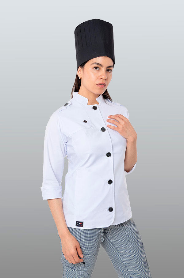 TOQUE BLANCHE GORRO PARA CHEF MARSELLA UNISEX #Color_Negro