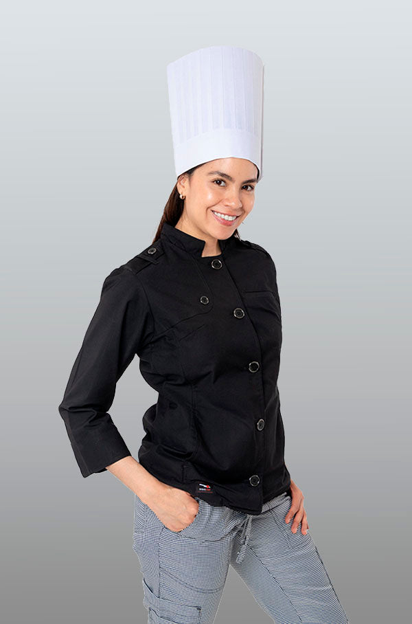 TOQUE BLANCHE GORRO PARA CHEF MARSELLA UNISEX #Color_Blanco