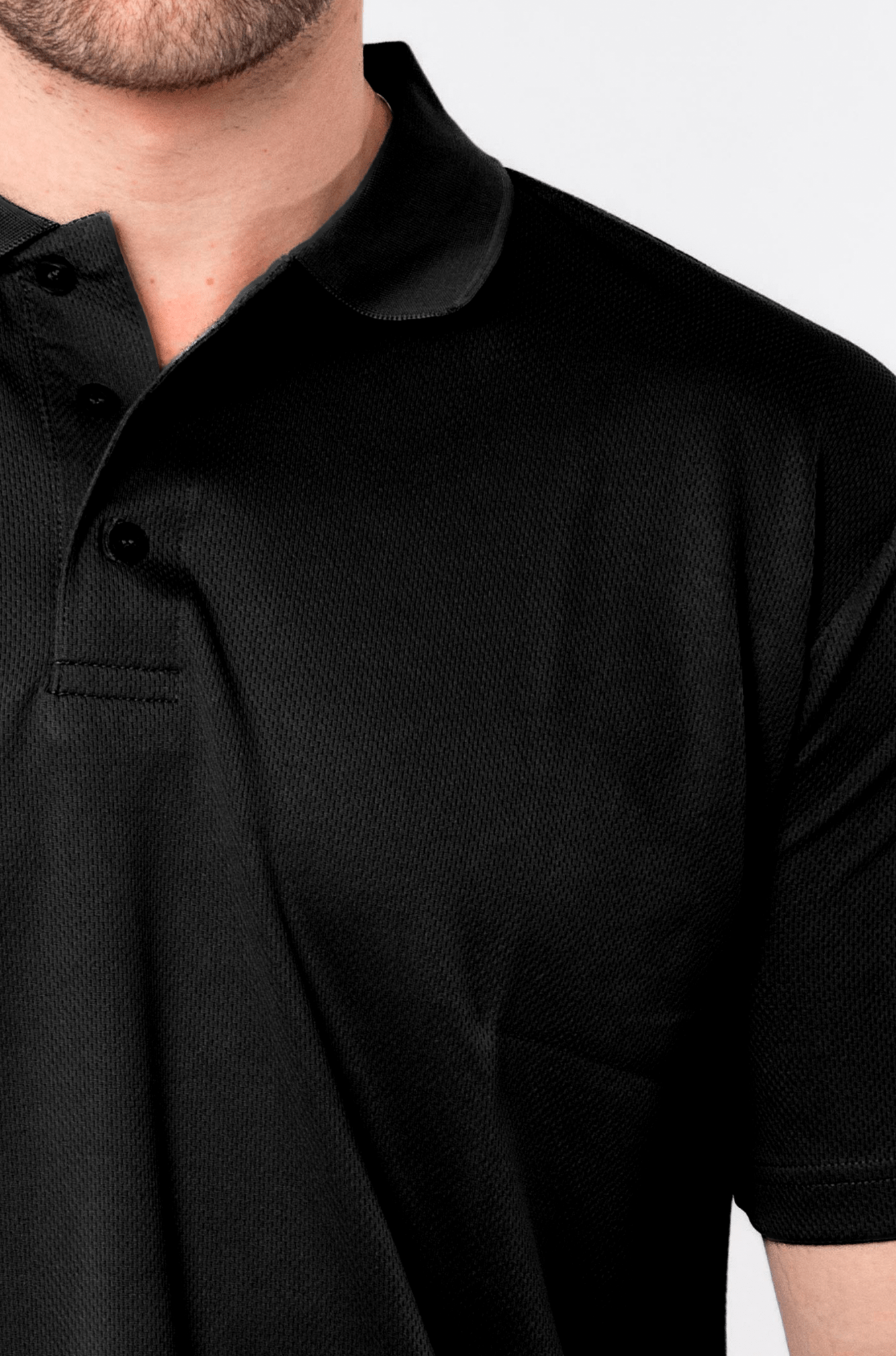 PLAYERA POLO CARACAS CABALLERO #Color_Negro