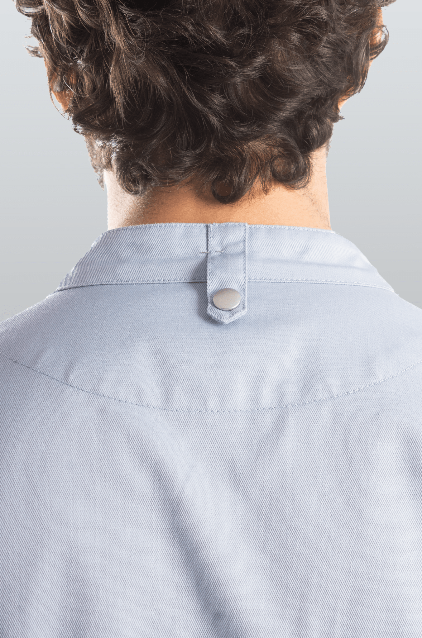 FILIPINA DE CHEF HOMBRE MANILA MANGA 3/4 #Color_Azul 