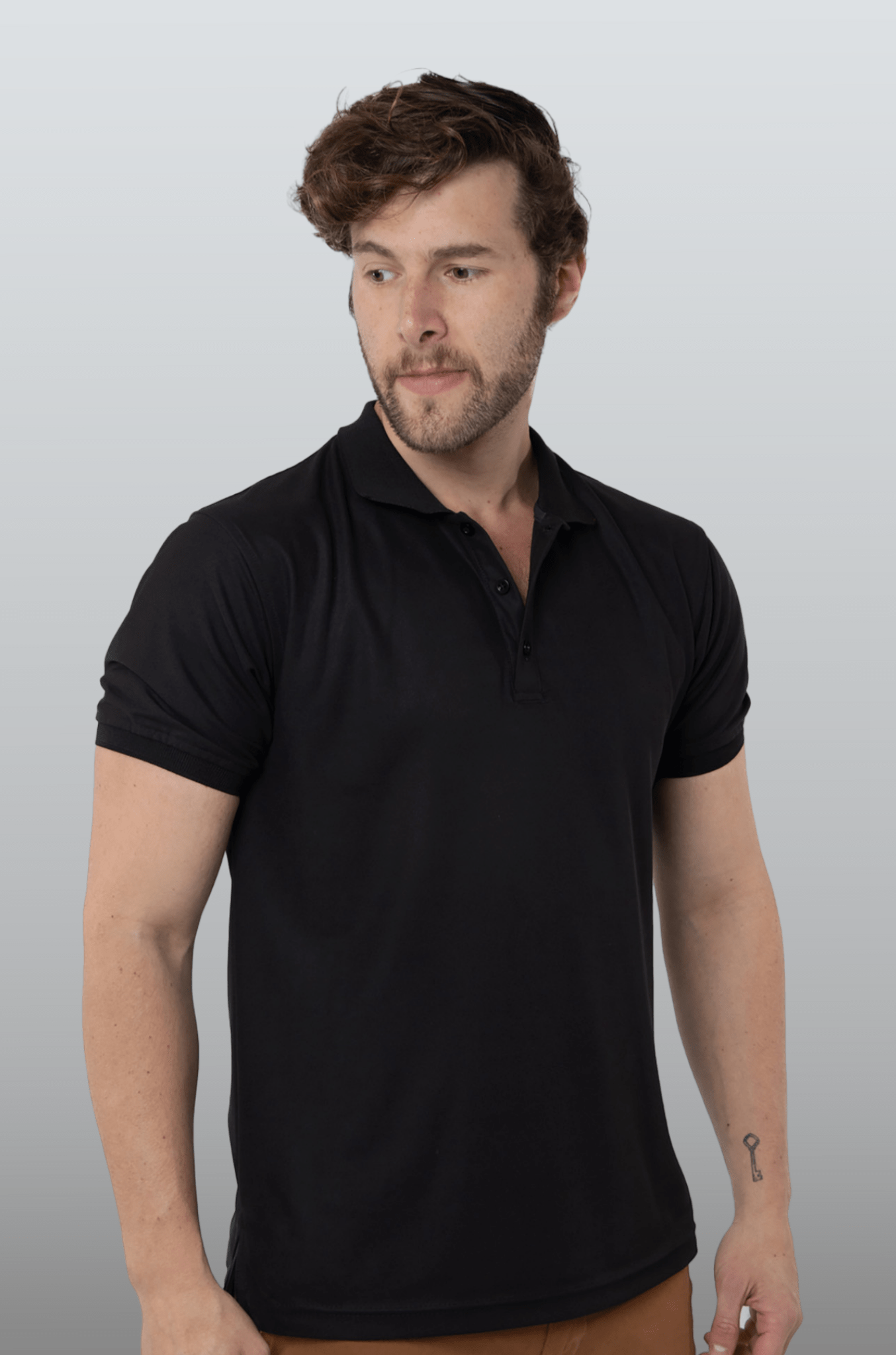 PLAYERA POLO DRYFIT MANCHESTER HOMBRE #Color_Negro
