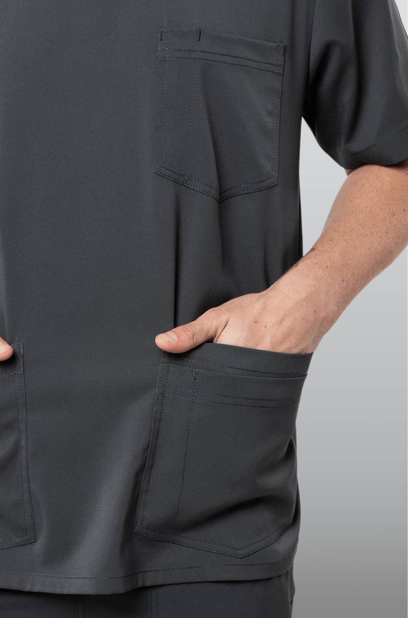 FILIPINA MÉDICA PARA SCRUB CAMBRIDGE HOMBRE #Color_Gris
