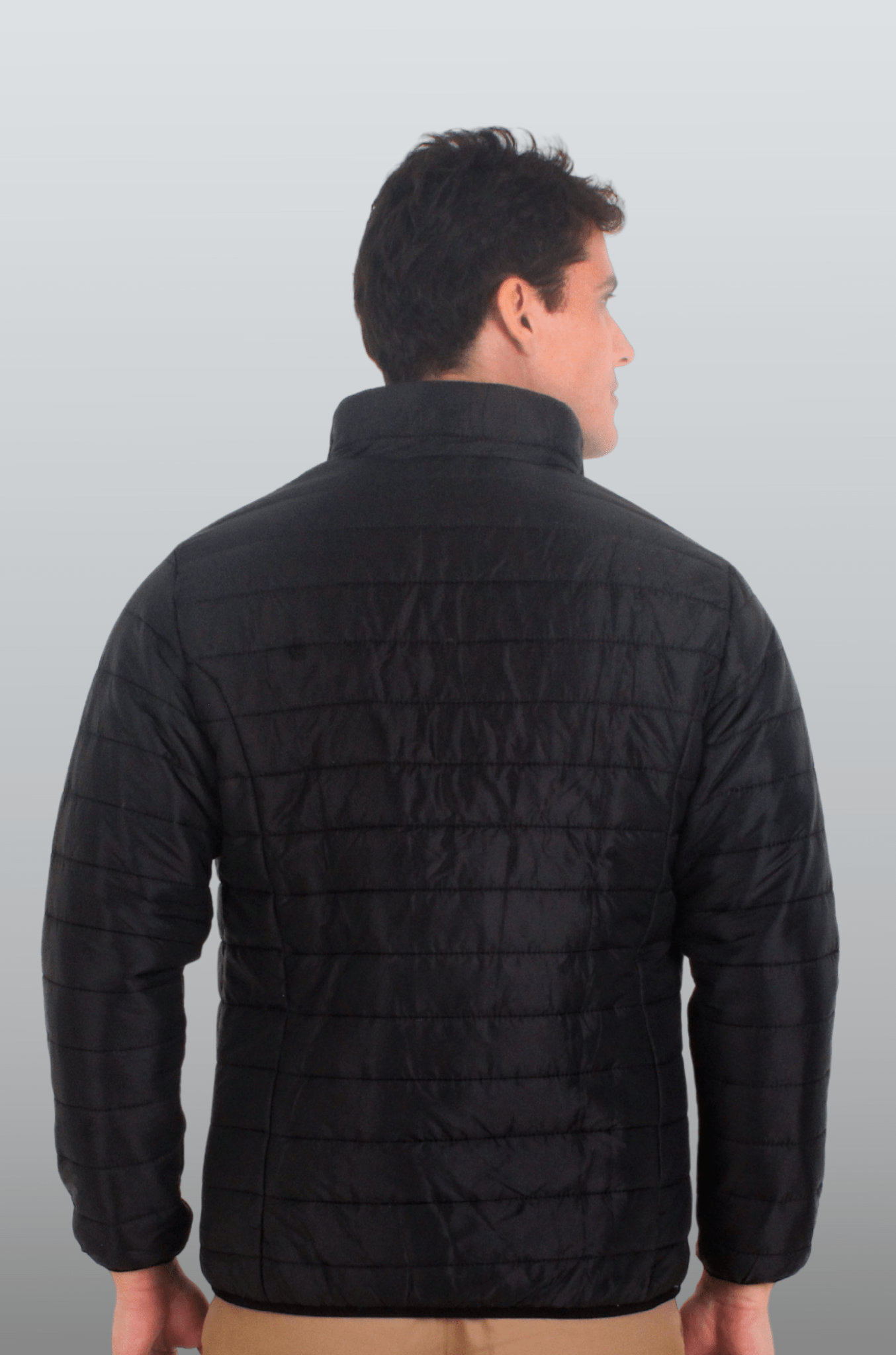 CHAMARRA CAPITONADA ALASKA HOMBRE #Color_Negro