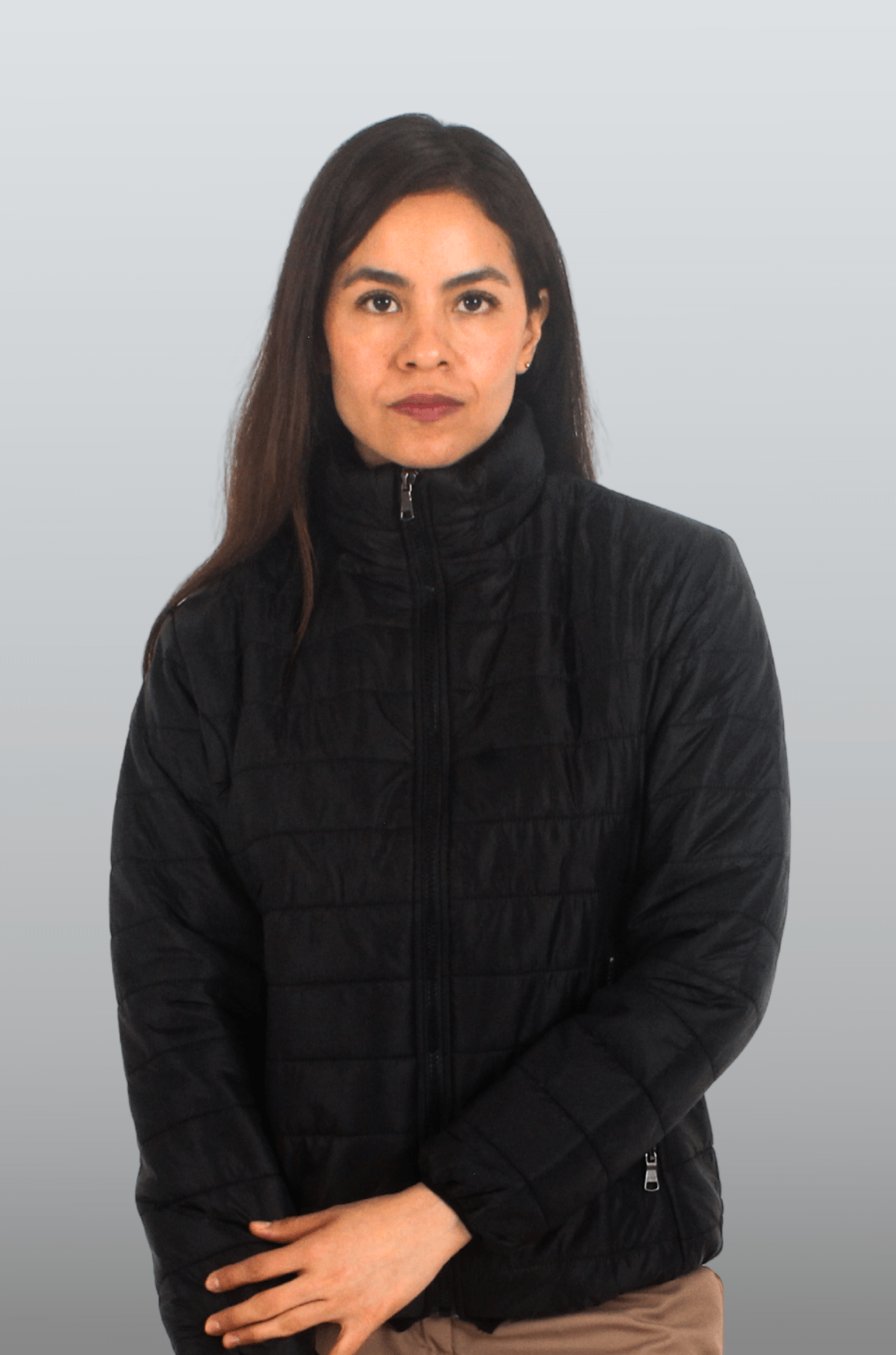 CHAMARRA CAPITONADA ALASKA MUJER #Color_Negro