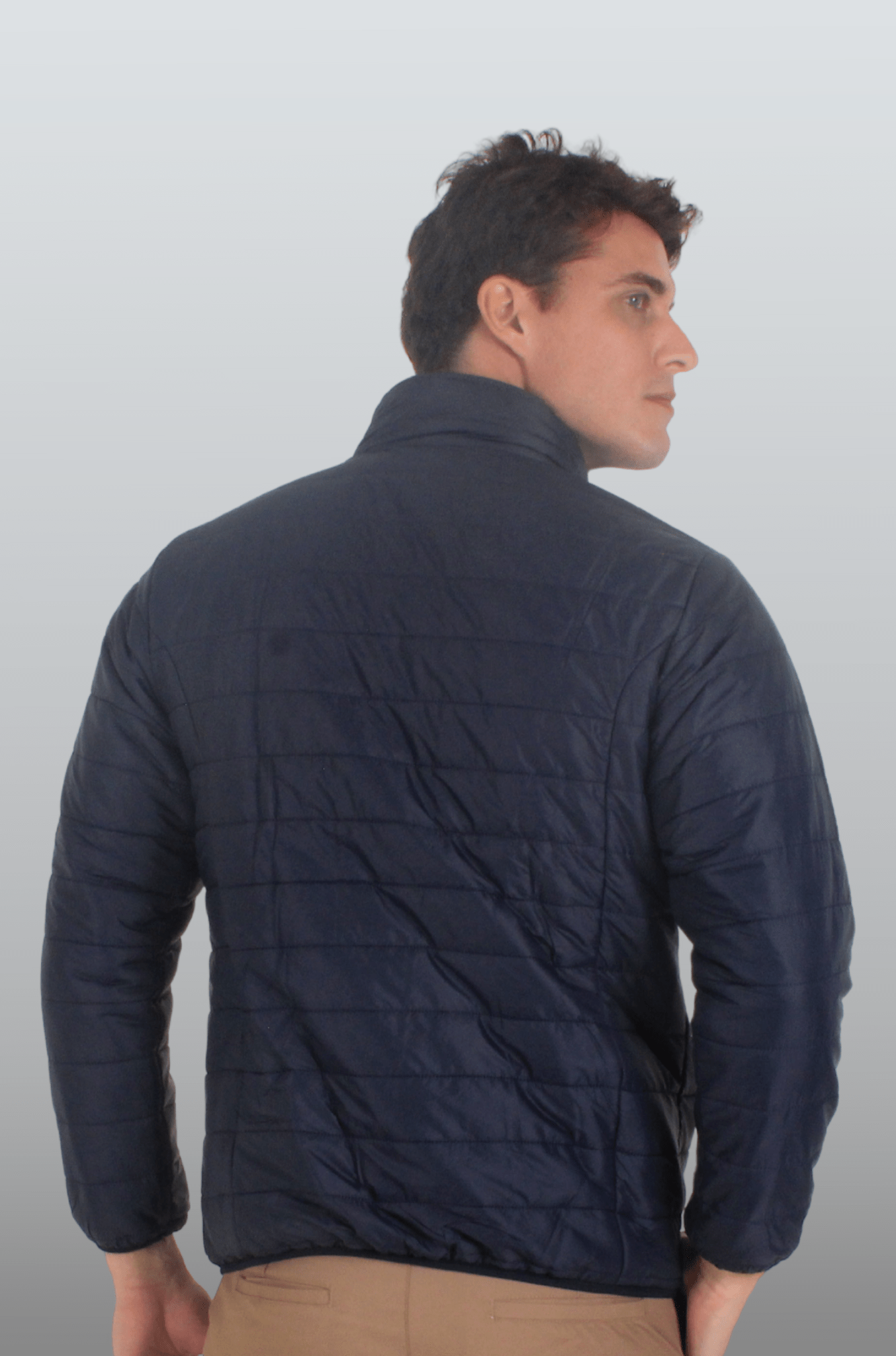 CHAMARRA CAPITONADA ALASKA HOMBRE #Color_Azul Marino