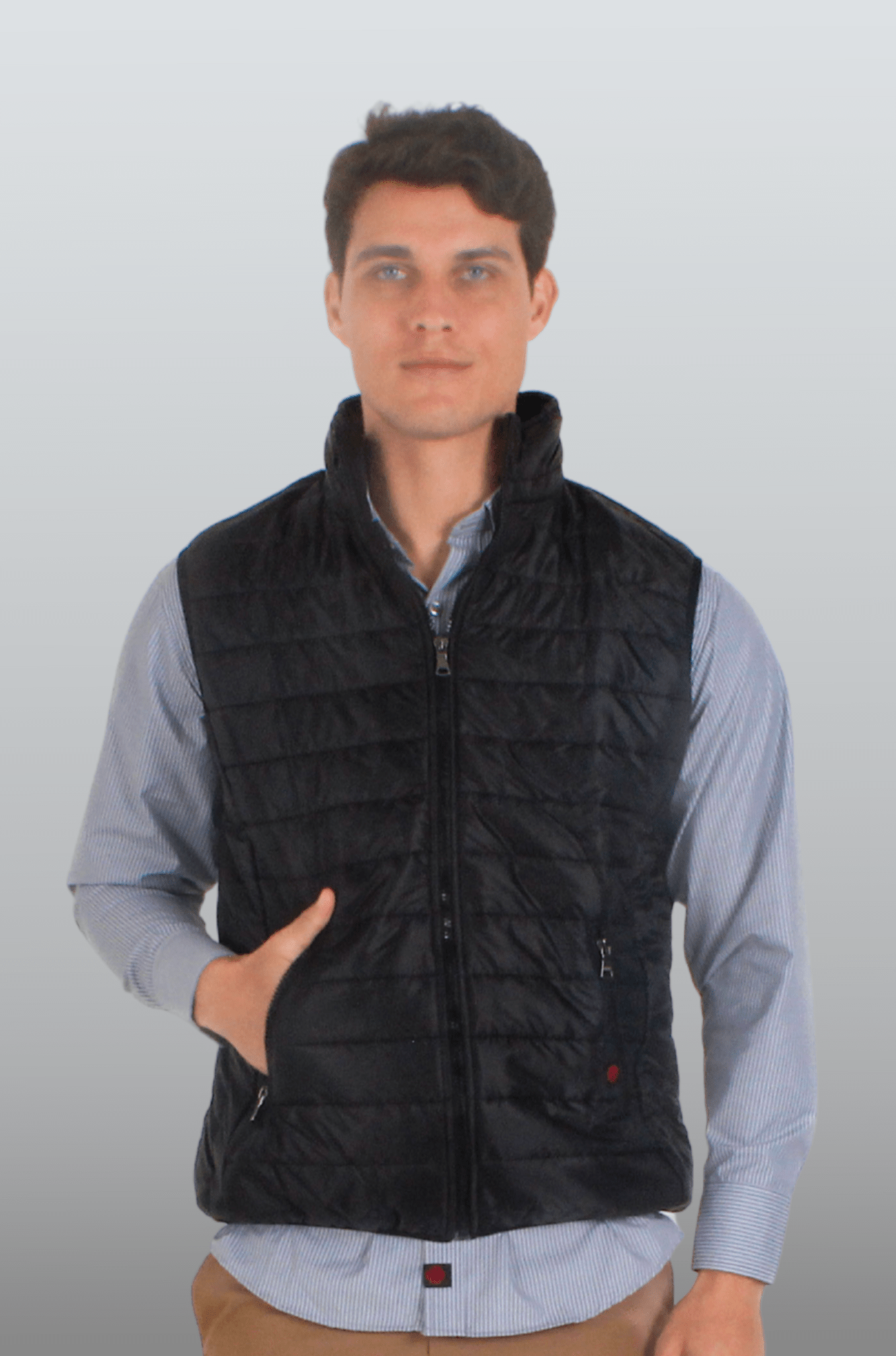 CHALECO CAPITONADO OSLO HOMBRE #Color_Negro