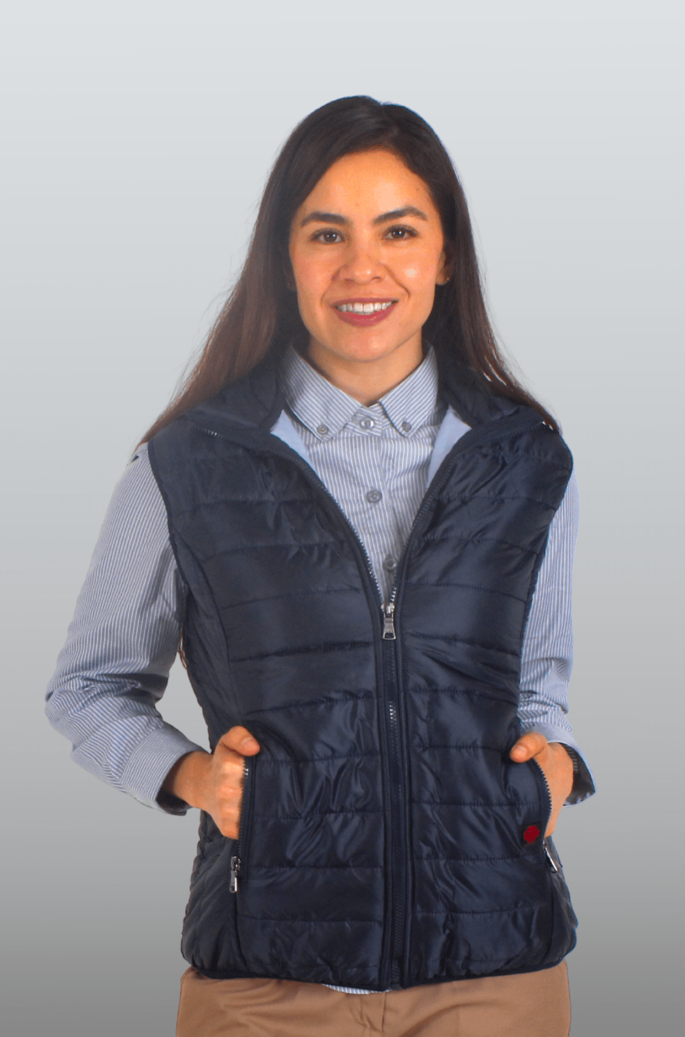 CHALECO CAPITONADO OSLO MUJER #Color_Azul Marino