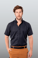 CAMISA EJECUTIVA MANGA CORTA SLIM FIT DERBY HOMBRE