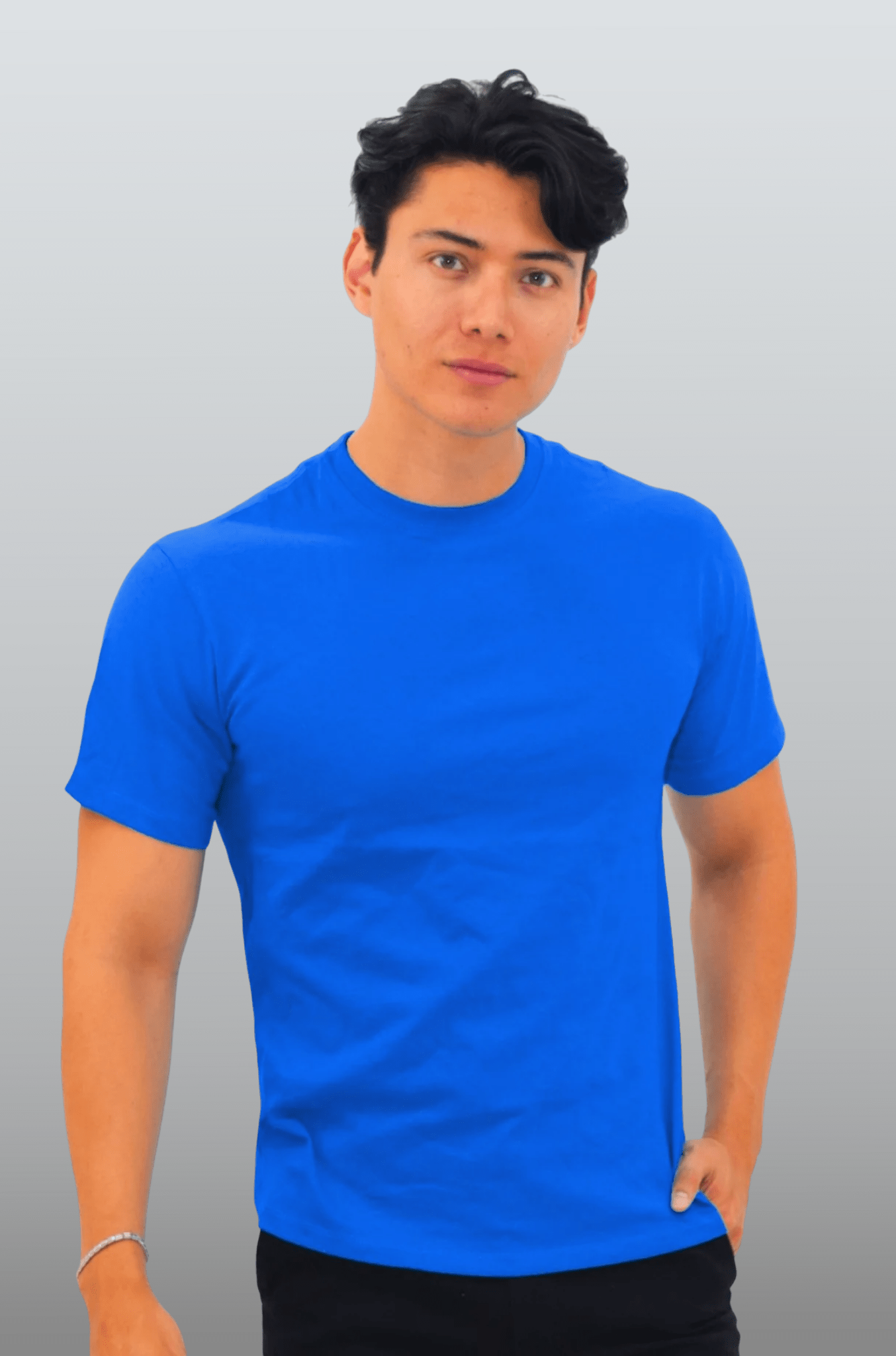 PLAYERA CUELLO REDONDO MALIBÚ HOMBRE #Color_Azul