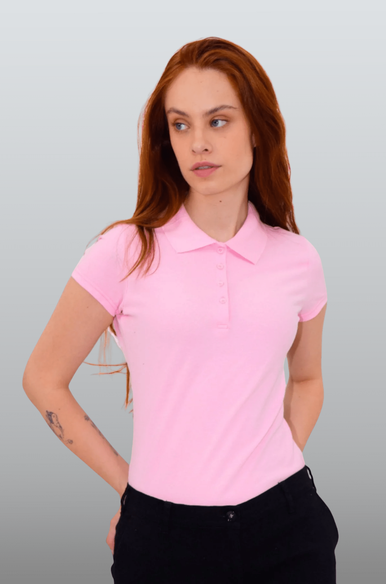 PLAYERA TIPO POLO ESTAMBUL MUJER #Color_Rosa