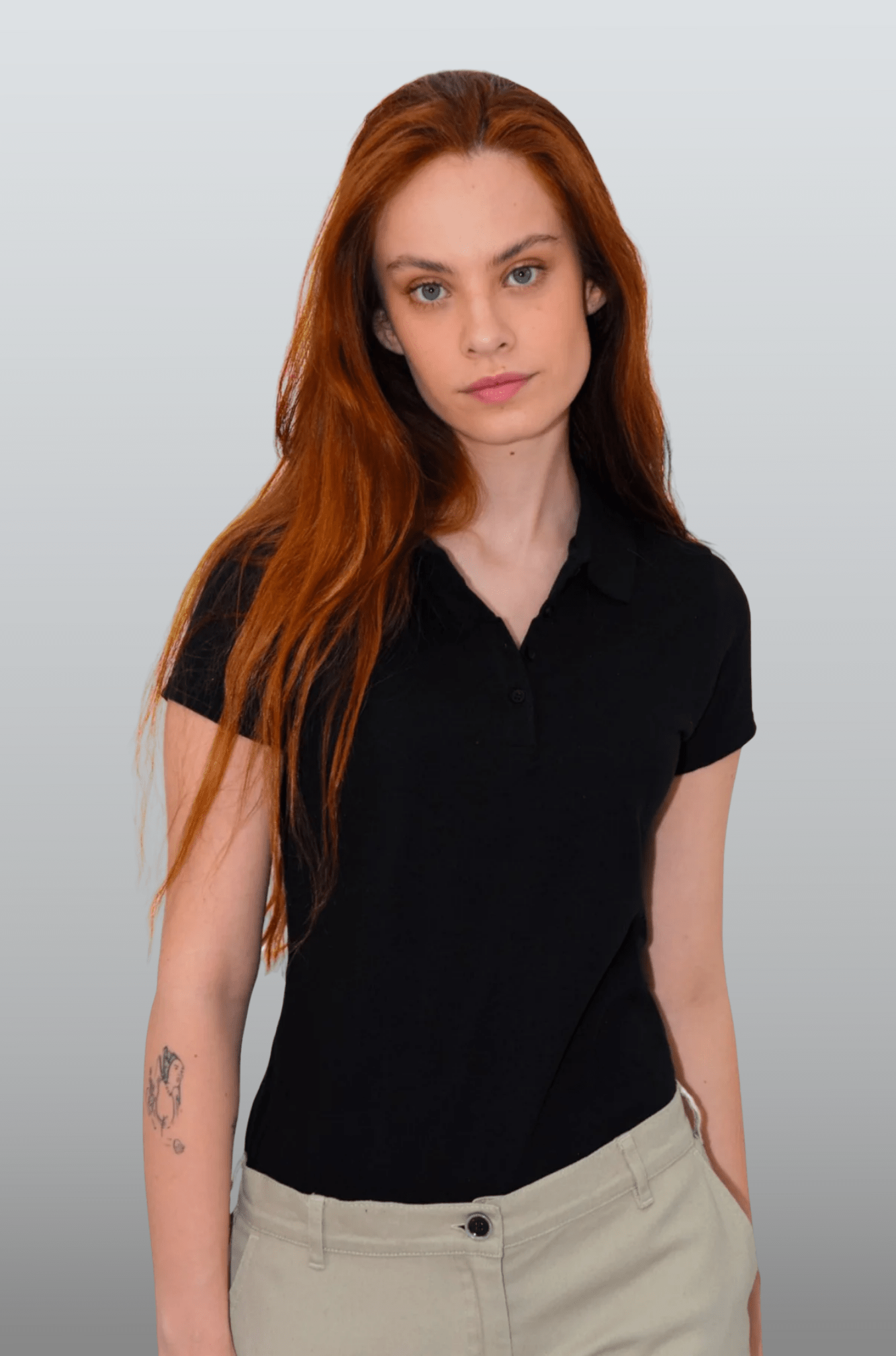PLAYERA TIPO POLO ESTAMBUL MUJER #Color_Negro