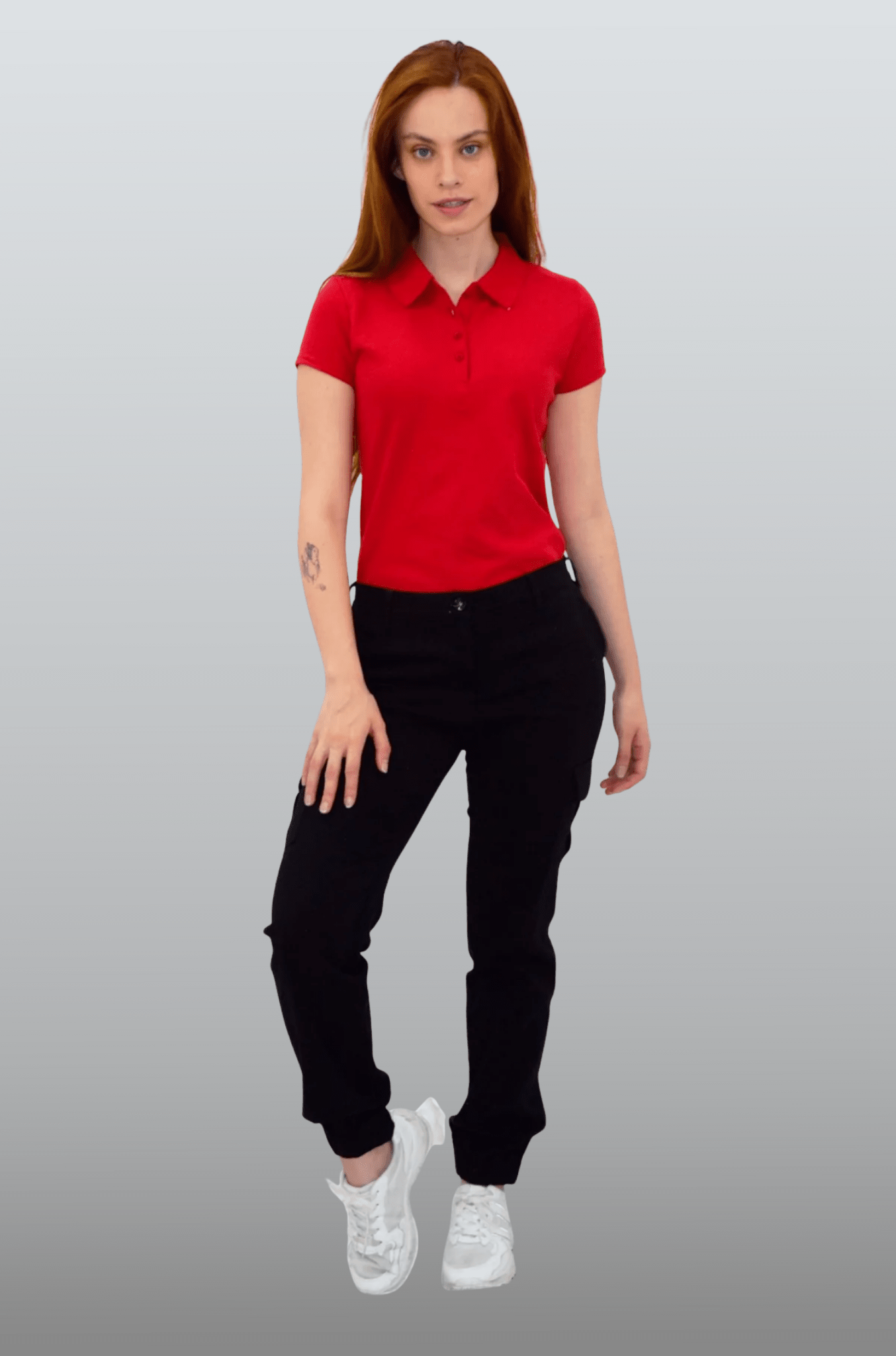 PLAYERA TIPO POLO ESTAMBUL MUJER #Color_Rojo