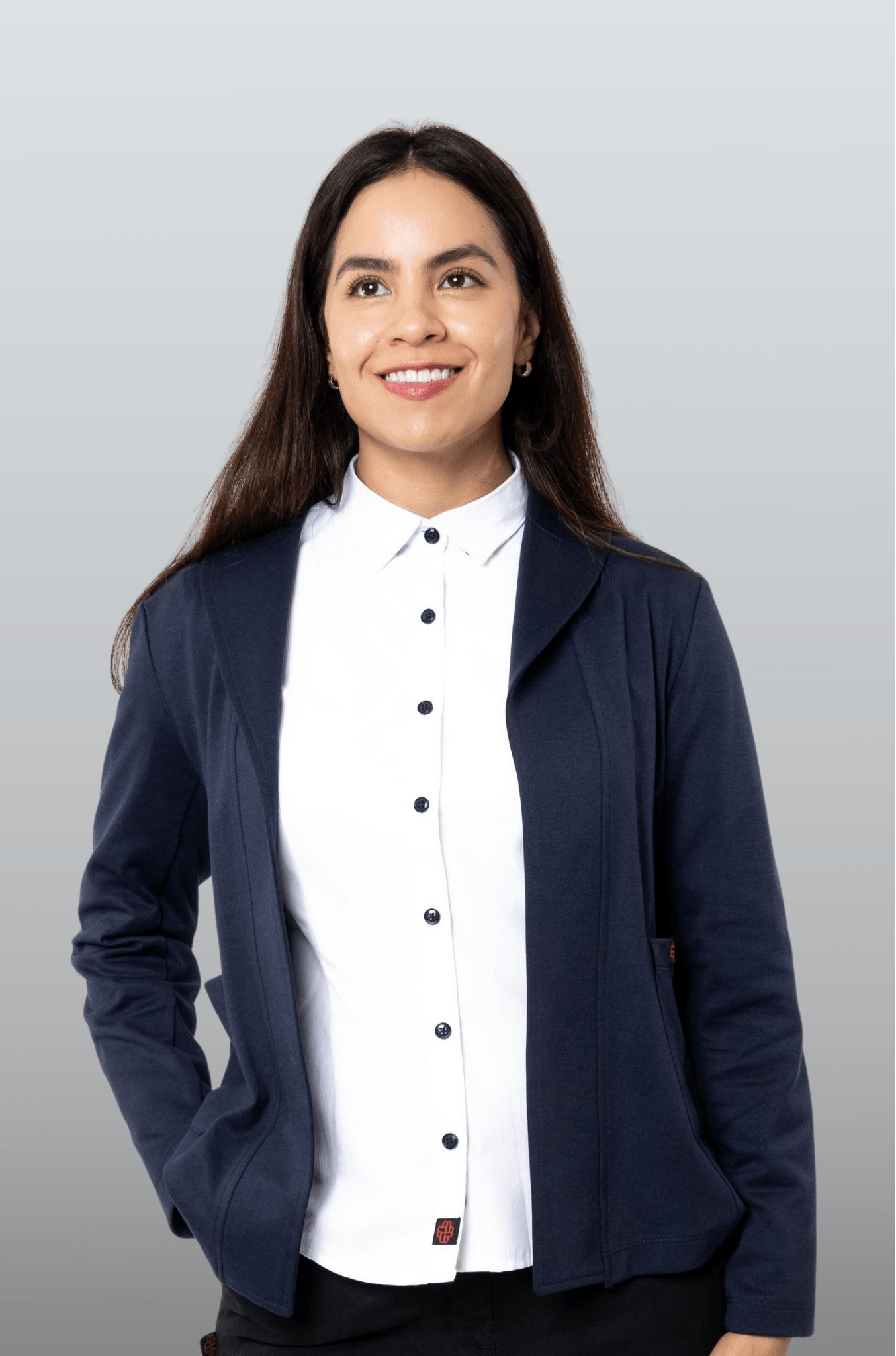 SACO TIPO BLAZER HOUSTON MUJER #Color_Azul Marino