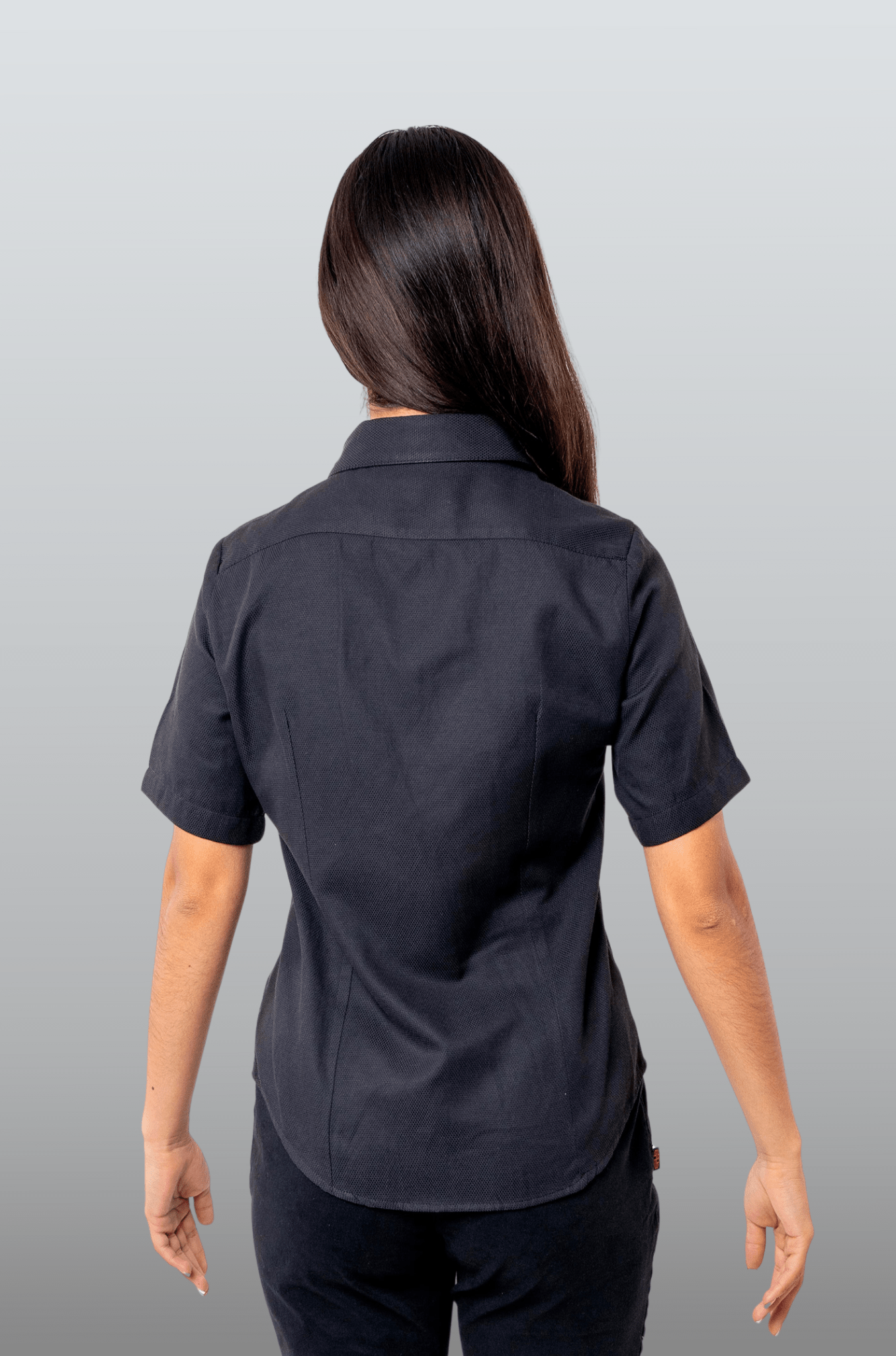 CAMISA EJECUTIVA MANGA CORTA SLIM FIT DERBY MUJER